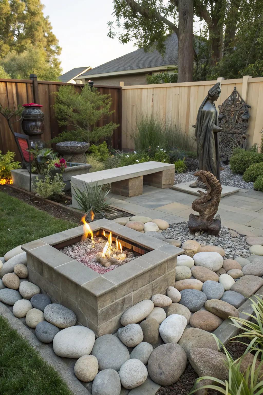 Artistic elements add personality and style.
