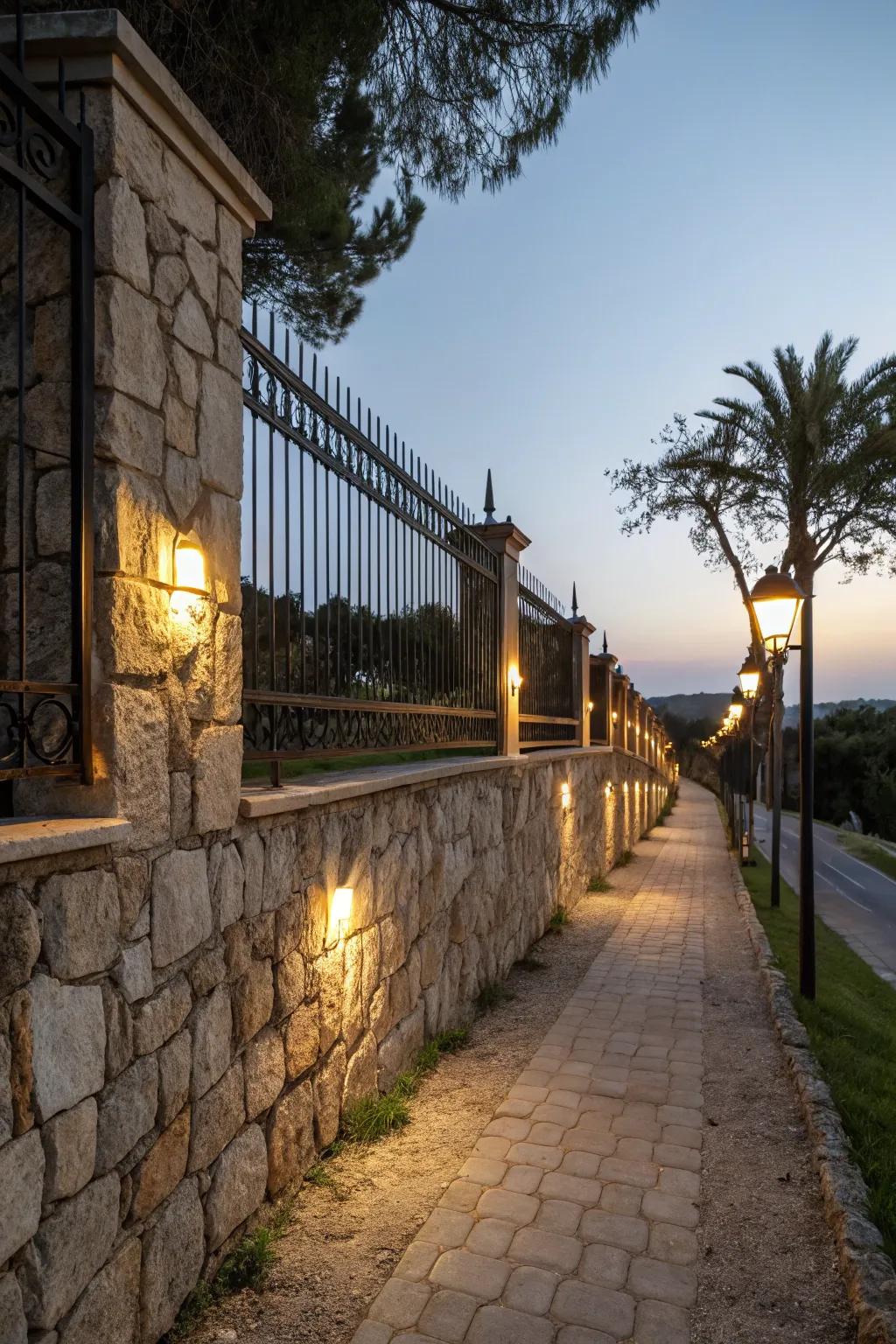 Magical ambiance with integrated lighting.