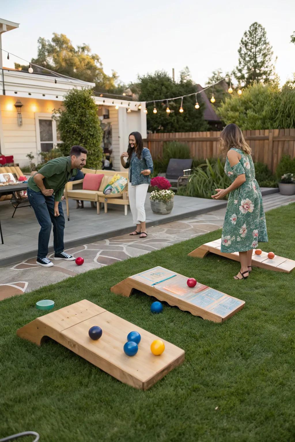 Bring everyone together with fun lawn games.
