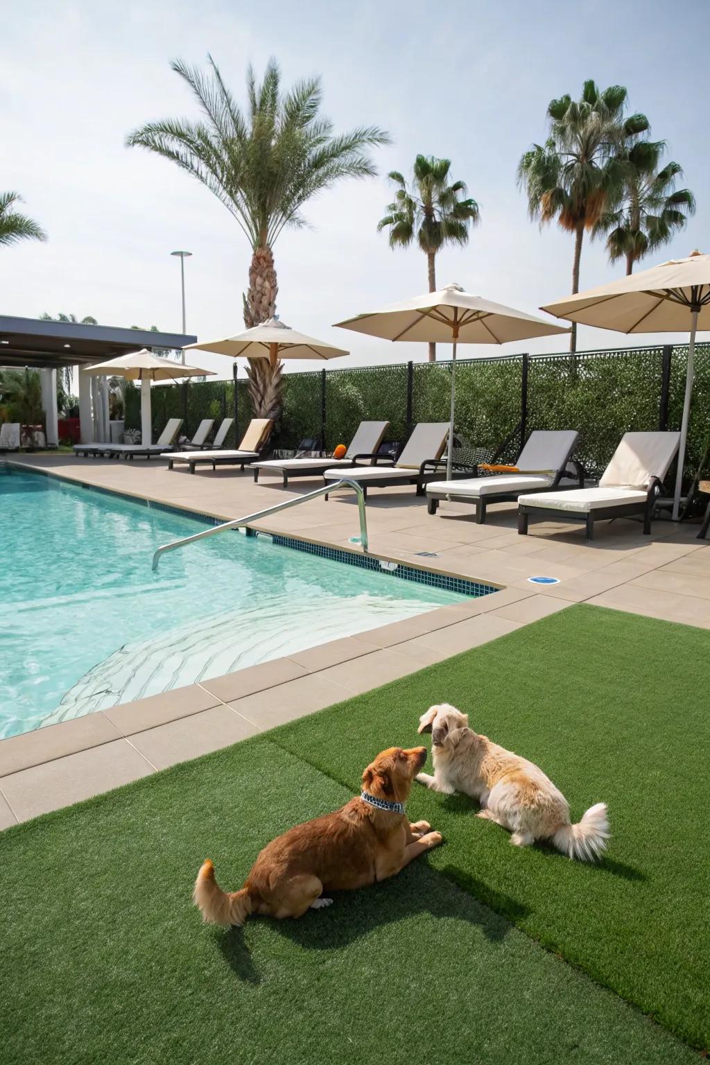 Pet-friendly features make it enjoyable for all.