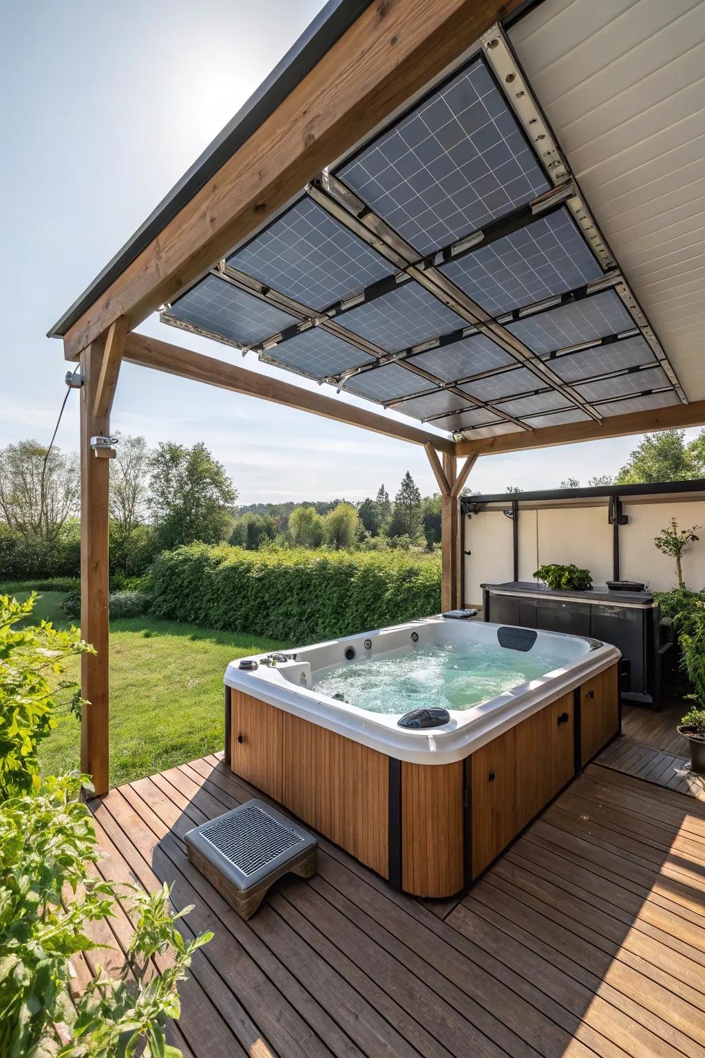 Eco-friendly heating solutions for a sustainable hot tub experience.