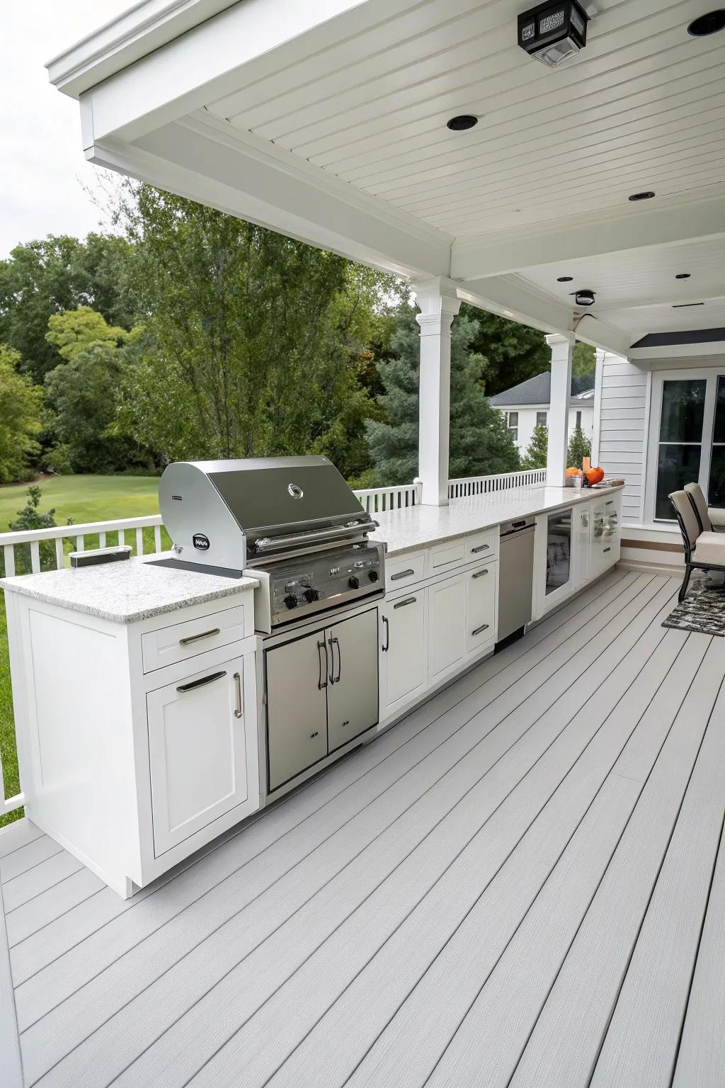 Outdoor kitchens make alfresco cooking a delight.