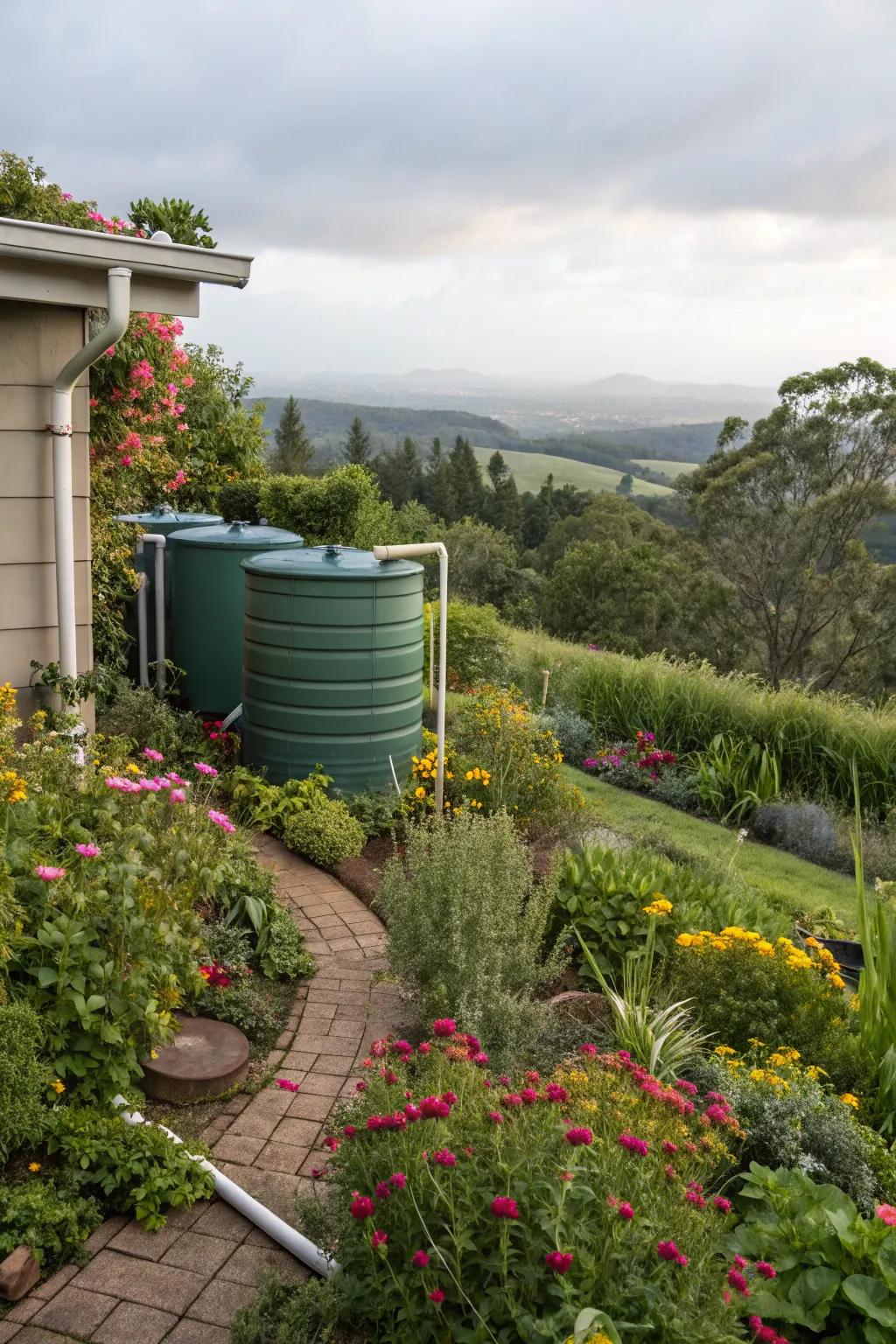 Rainwater harvesting keeps your garden green with sustainable practices.