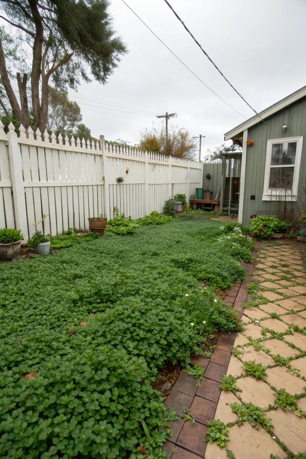 Ground cover that saves time and looks lush.