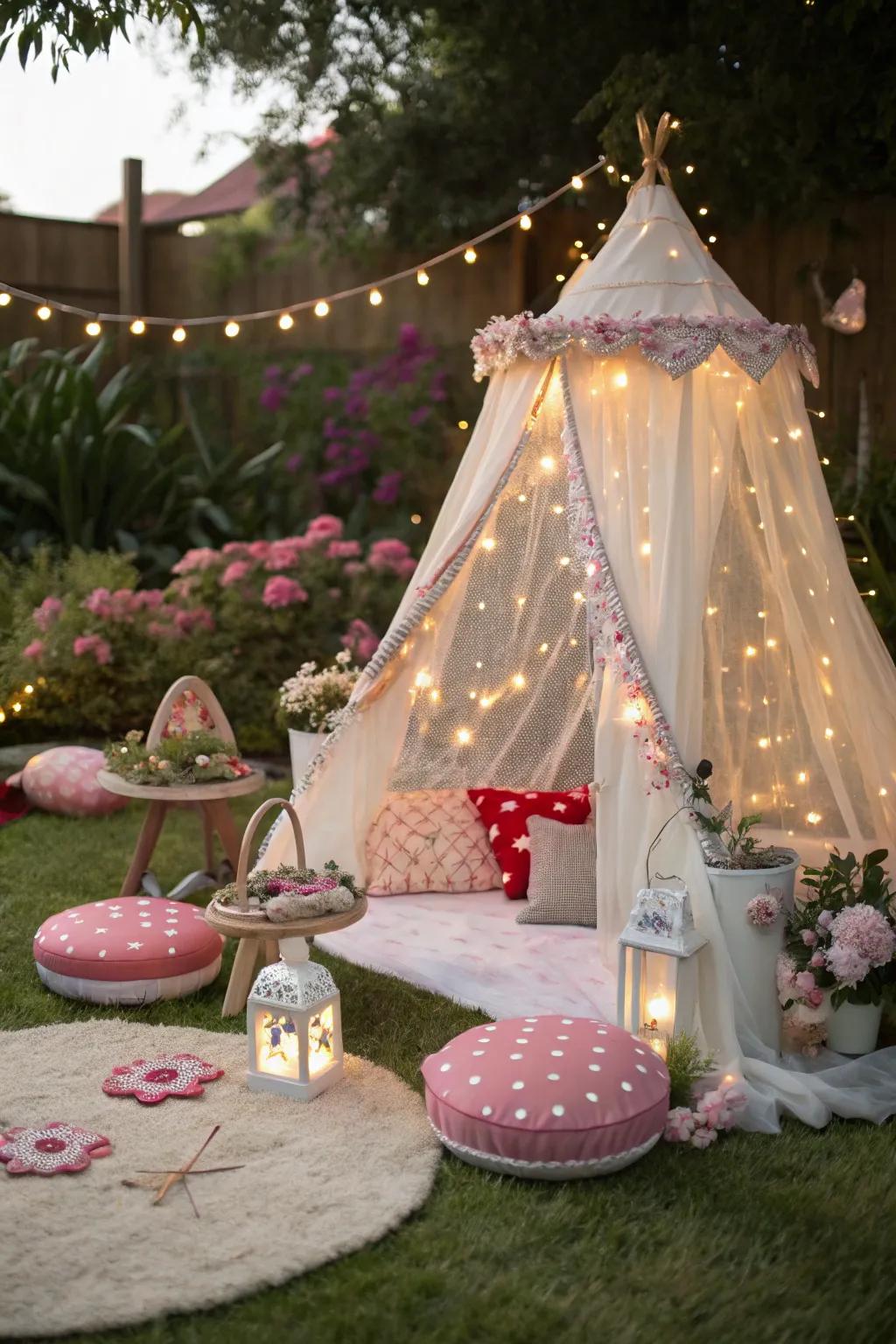Step into a world of whimsy with a magical fairy garden party.