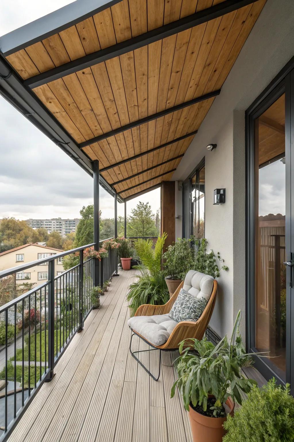 Mixing materials results in a unique design.