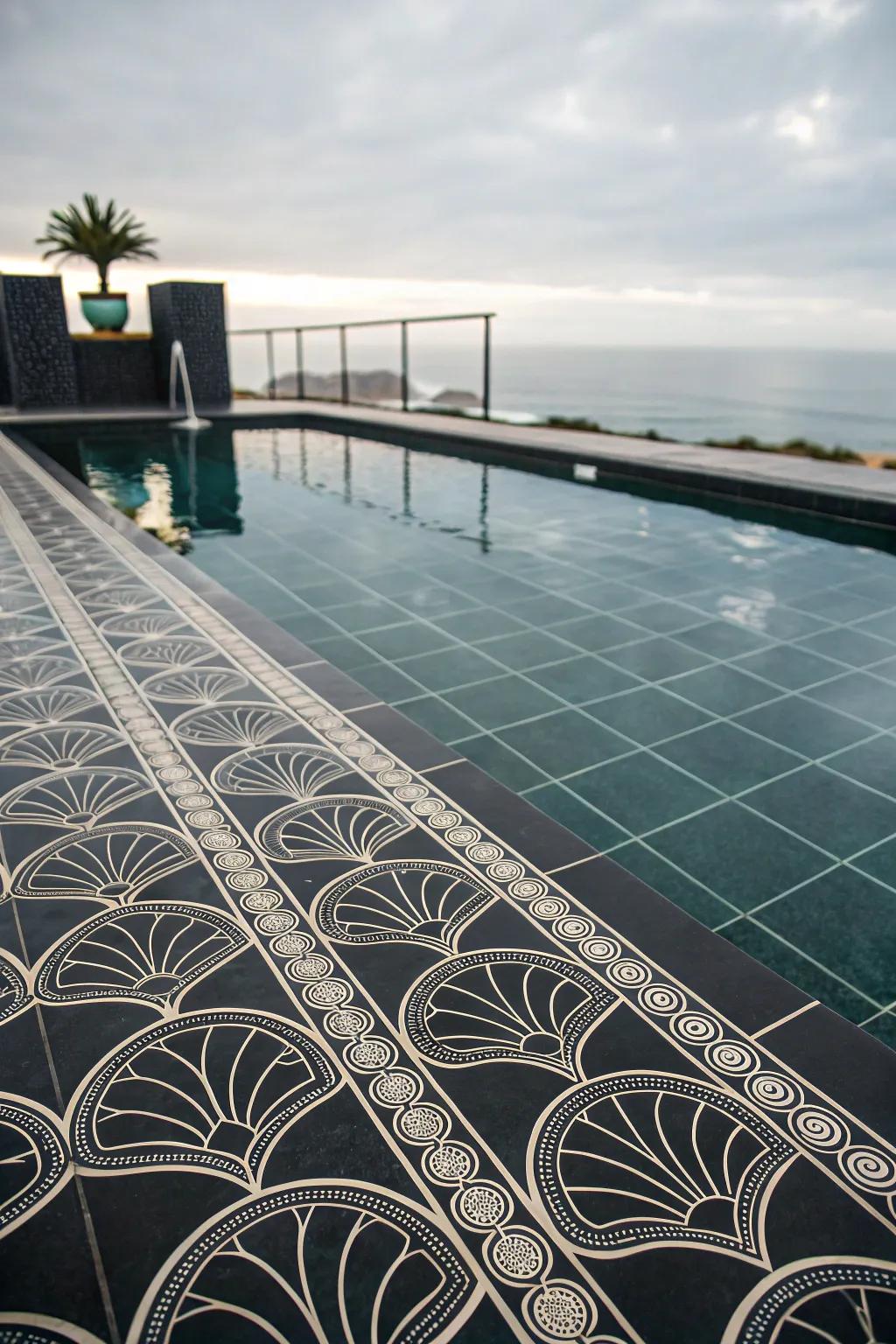 Add style with Art Deco inspired patterns.
