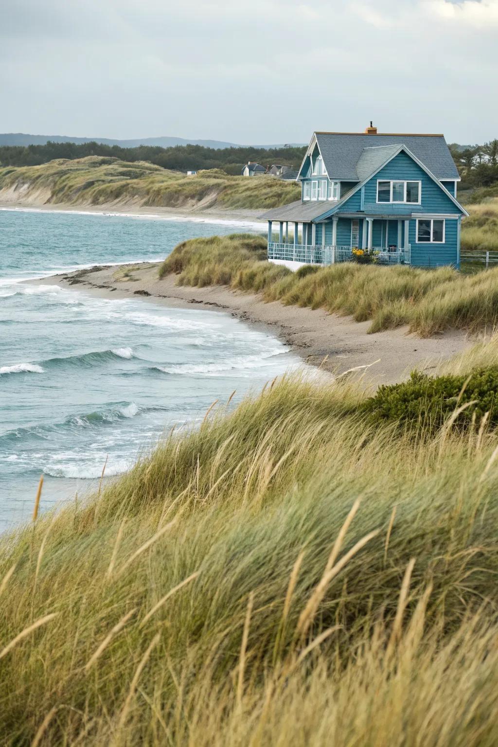 An ocean blue oasis that brings the tranquility of the sea to your home.