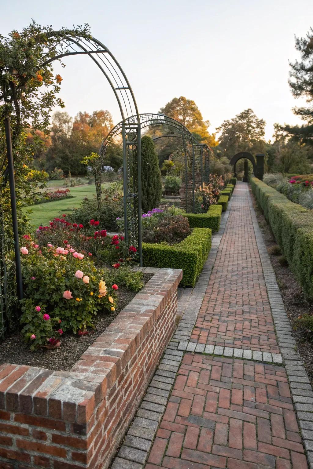 Brick and metal fusion brings an industrial vibe.