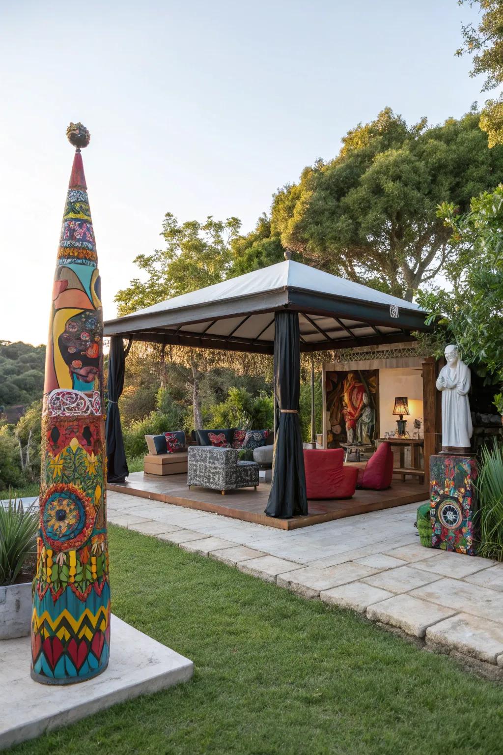 Artistic touches add character and style.