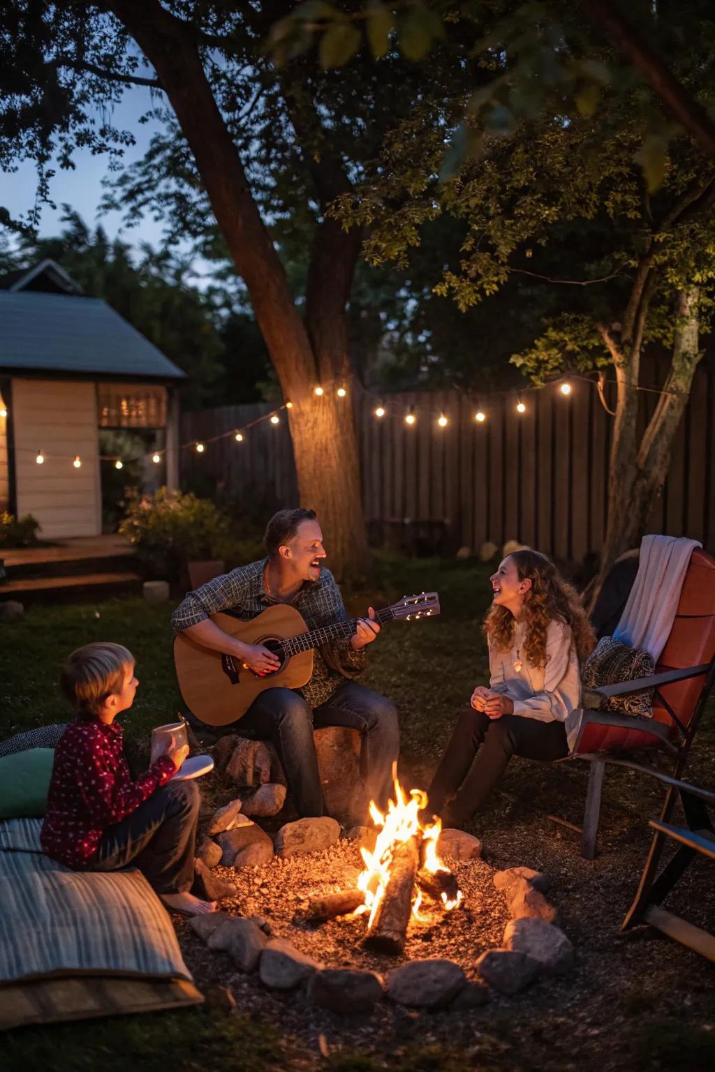 Harmony and joy abound in an evening sing-along.