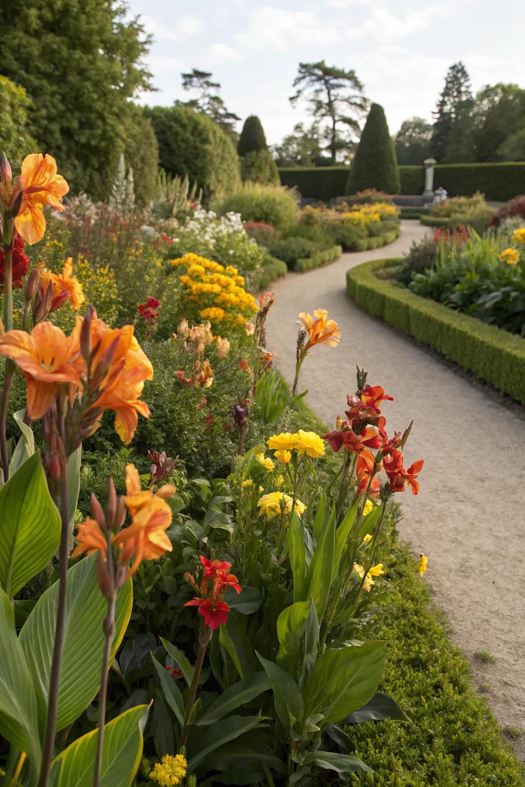 Canna lilies keep your garden vibrant throughout the seasons.