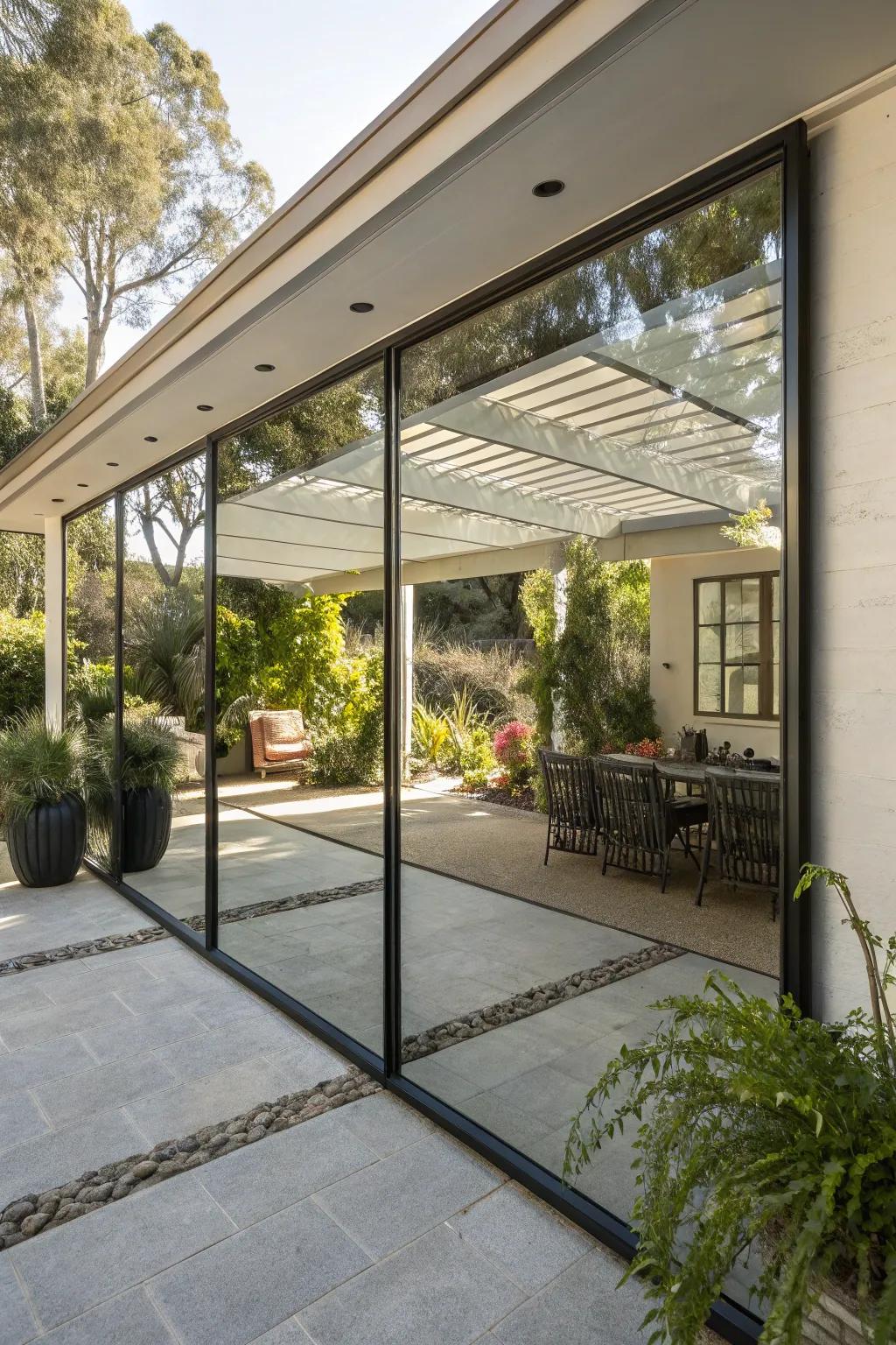 Enhance space with strategically placed mirrors.