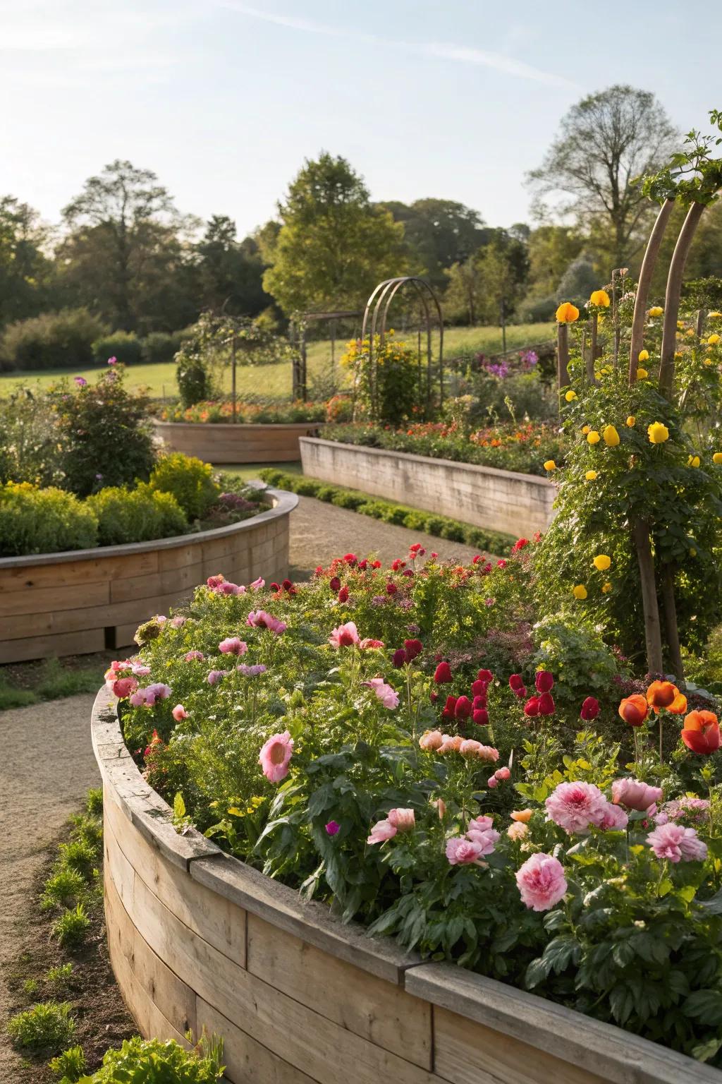 Seasonal plants keep your garden fresh and ever-changing.