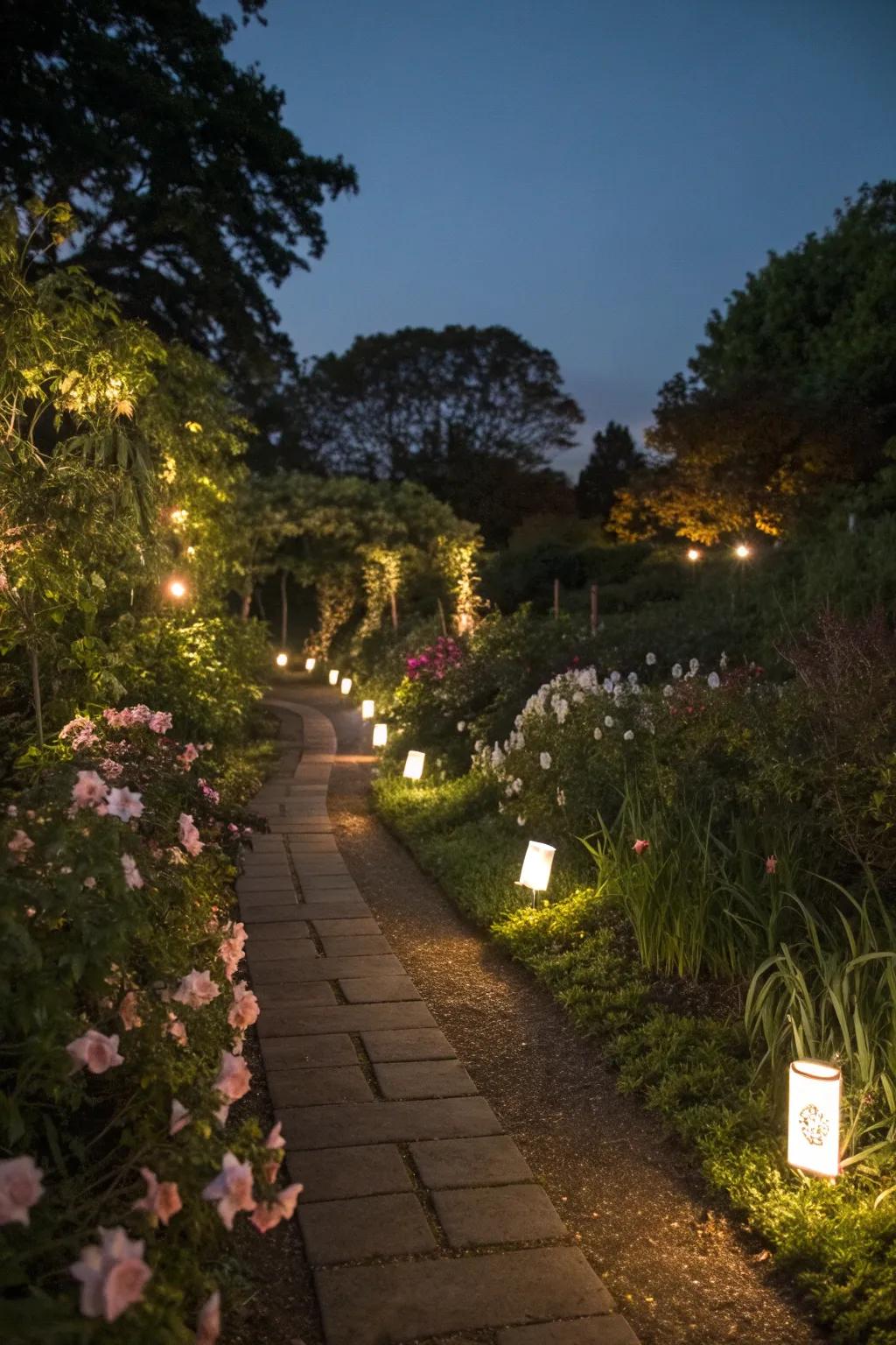 Bring magic to your garden with glow-in-the-dark signs.