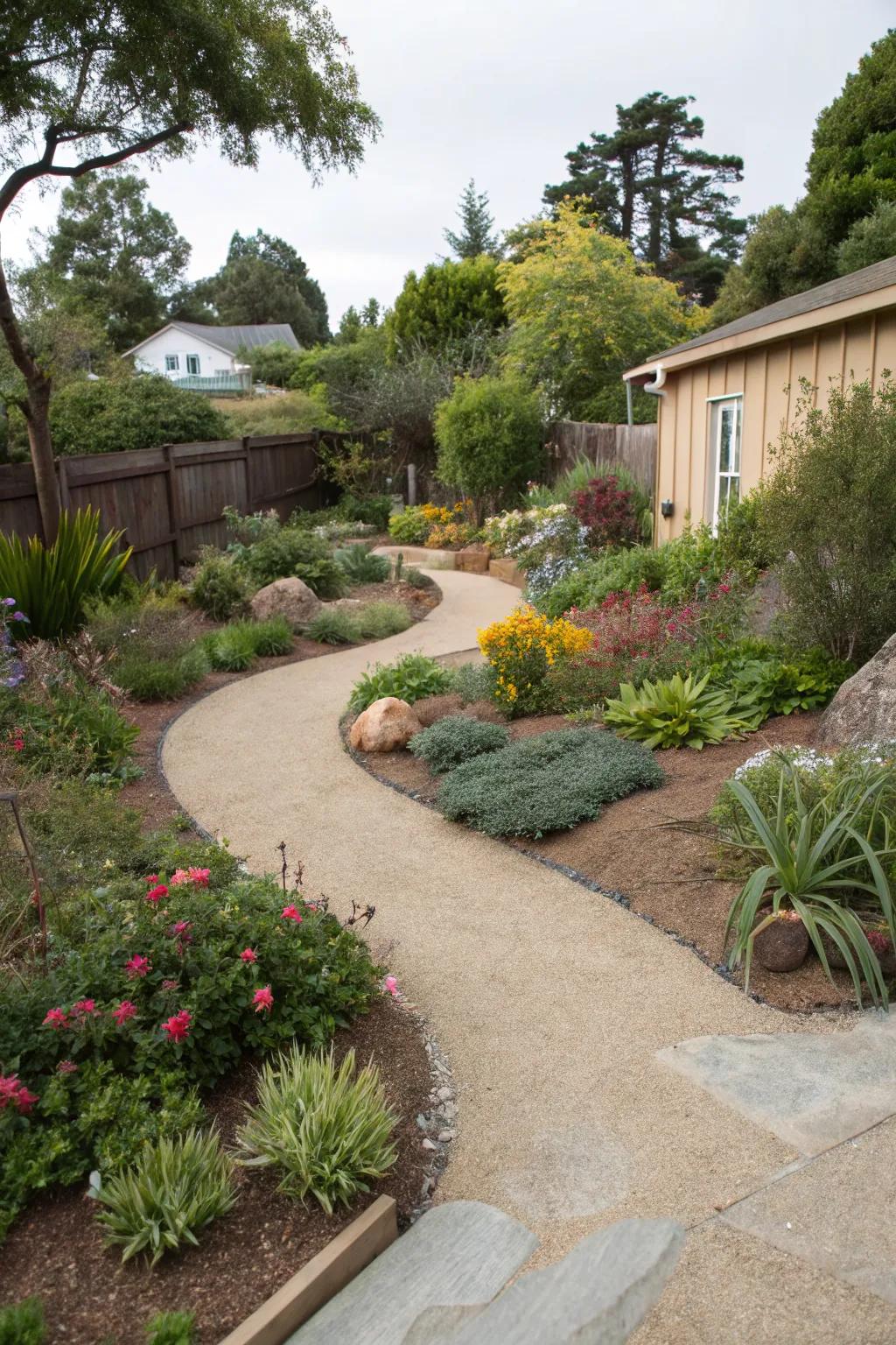 Mixing granite colors adds a unique twist to your backyard.