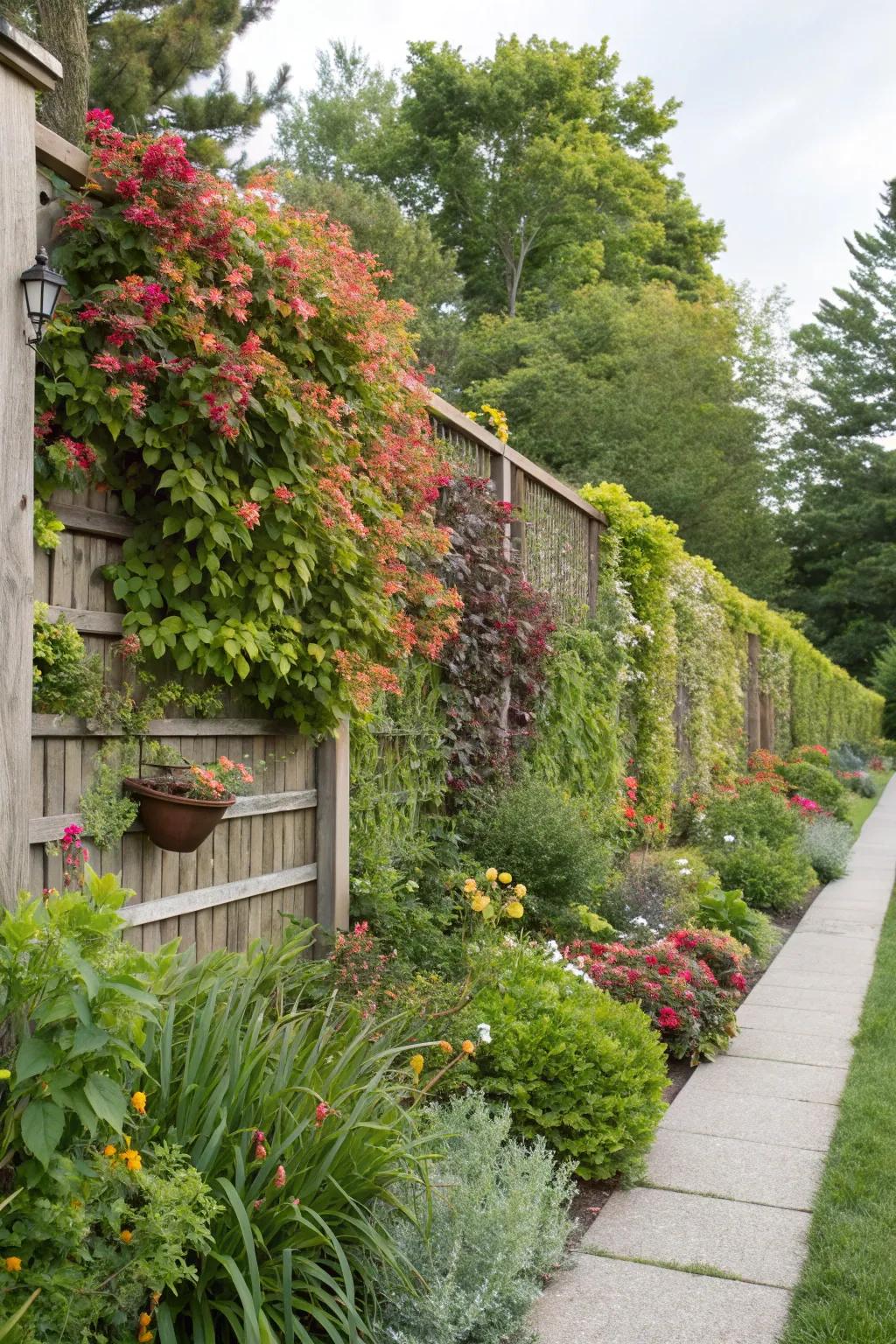 Living wall fences bring vertical gardens to life in your yard.