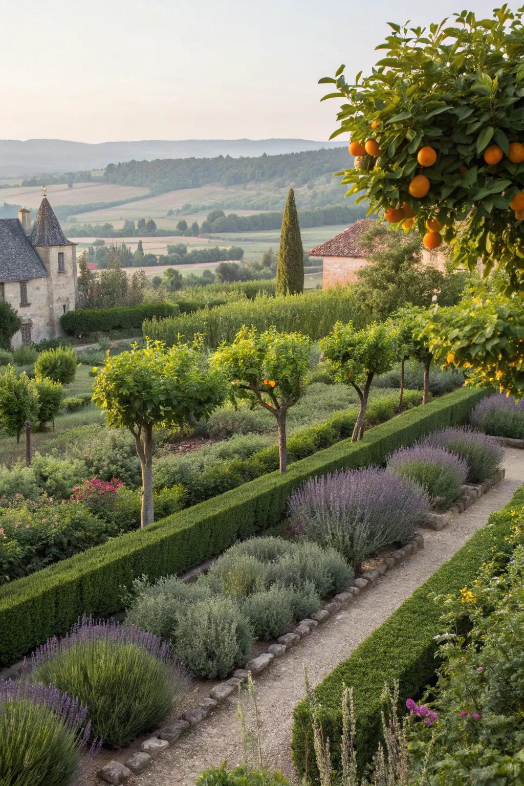 Edible plants add beauty and flavor to the garden.