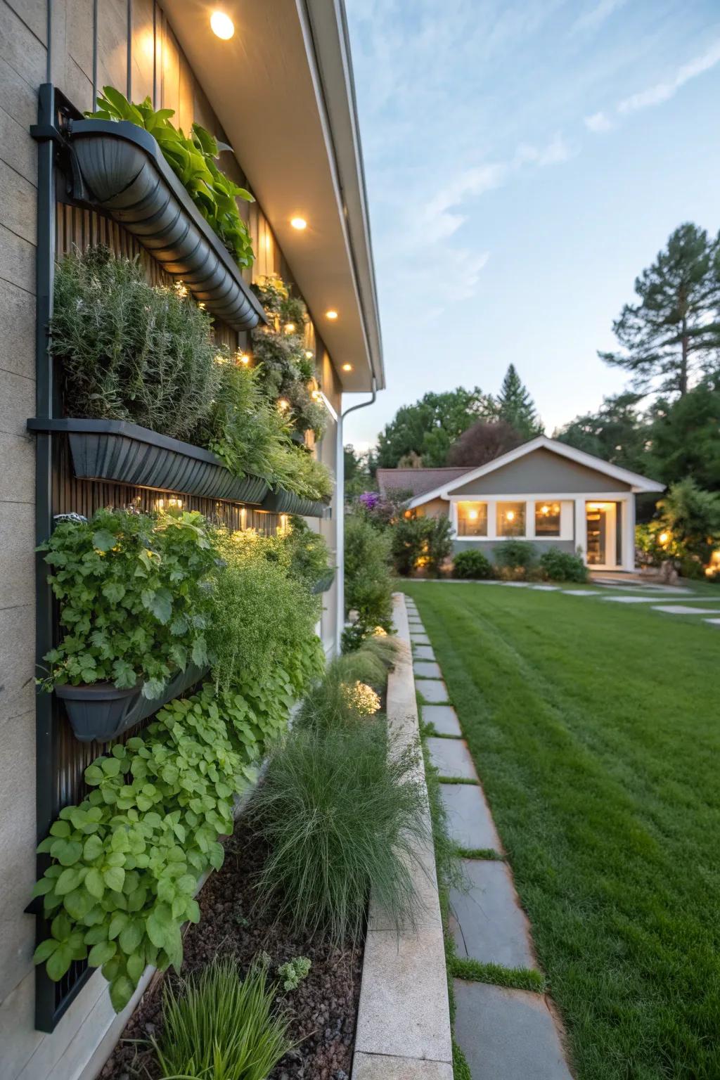 Vertical gardening for space-saving greenery