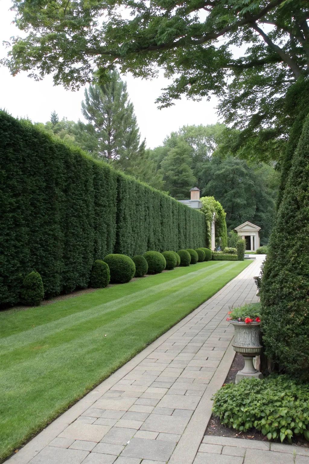 Yew: Classic versatility for your privacy needs.