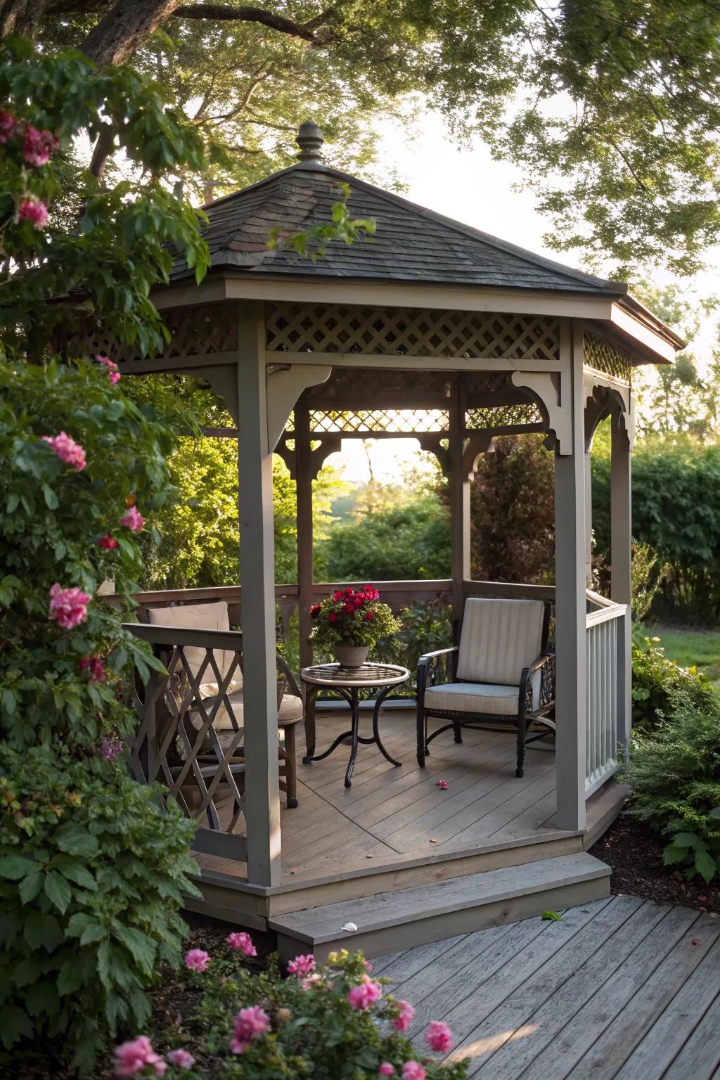 Create cozy nooks for intimate moments.