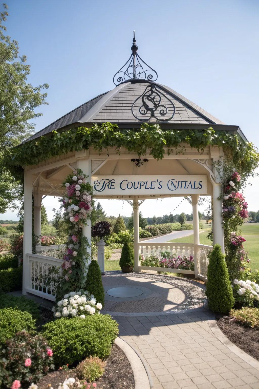 Monograms add a personal and elegant touch.