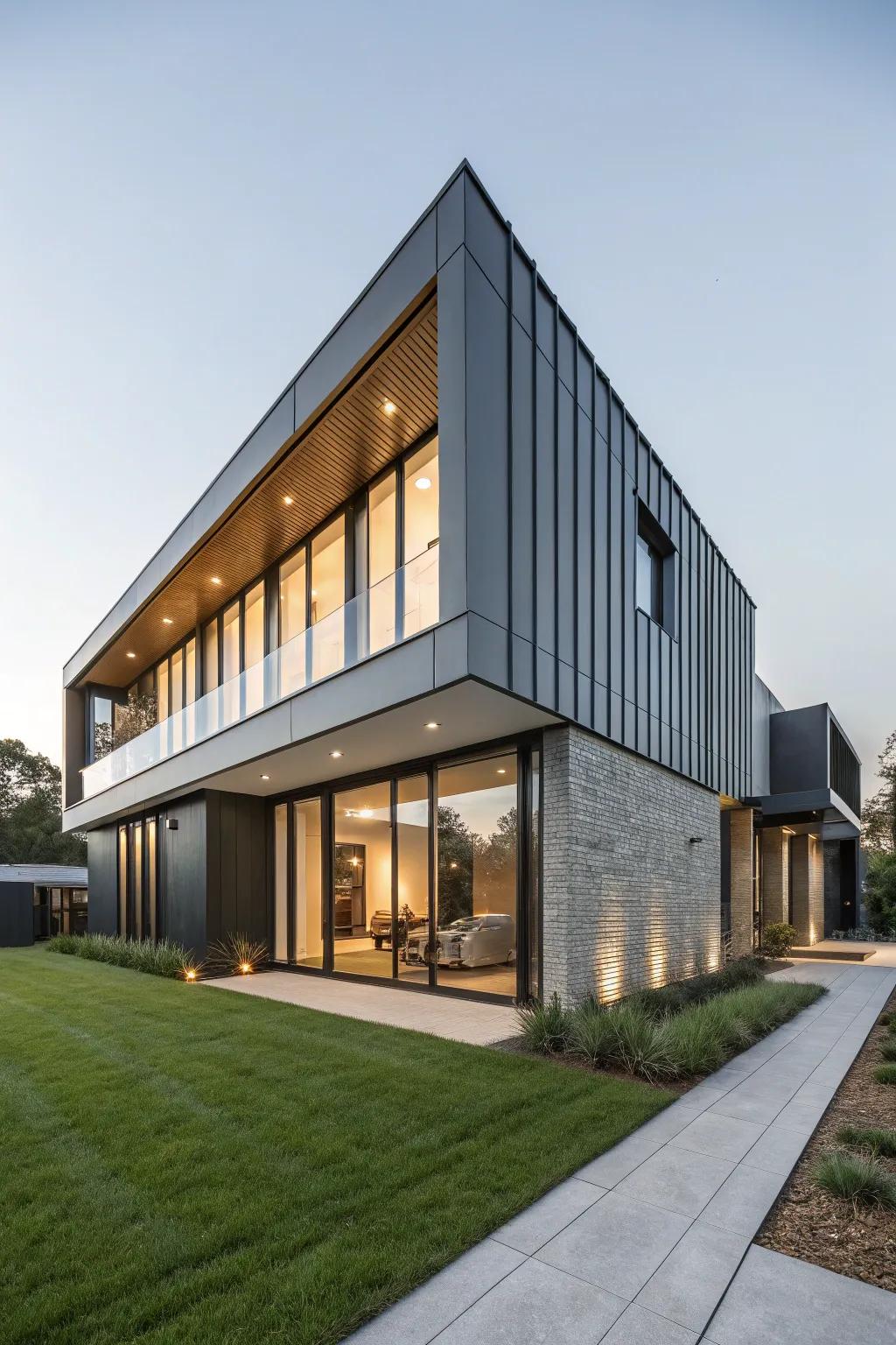 Architectural panels add a modern, dynamic touch to your home.