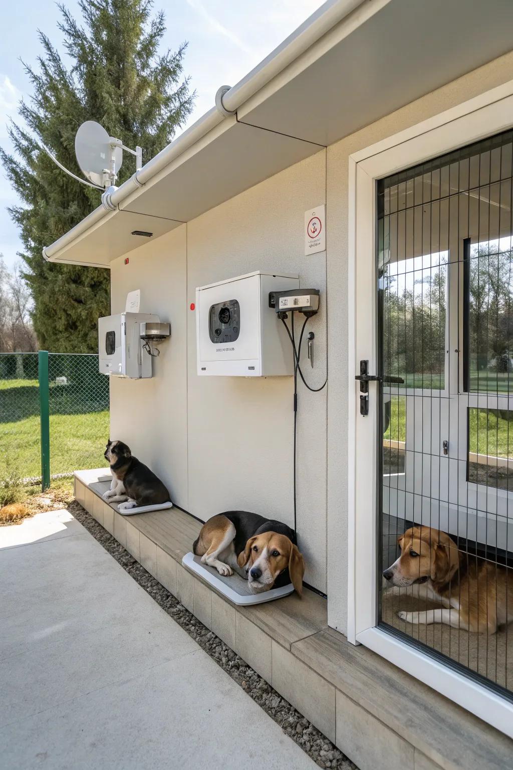Smart technology enhancing pet care and convenience.