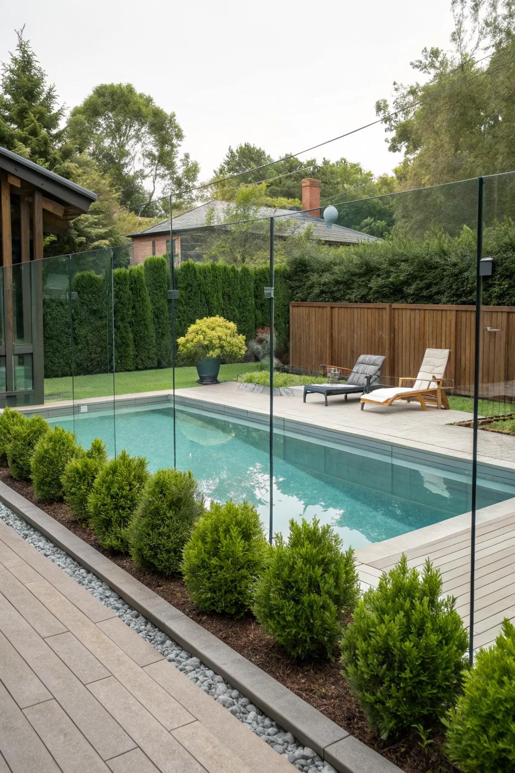 Enjoy privacy and extended use with a pool enclosure.