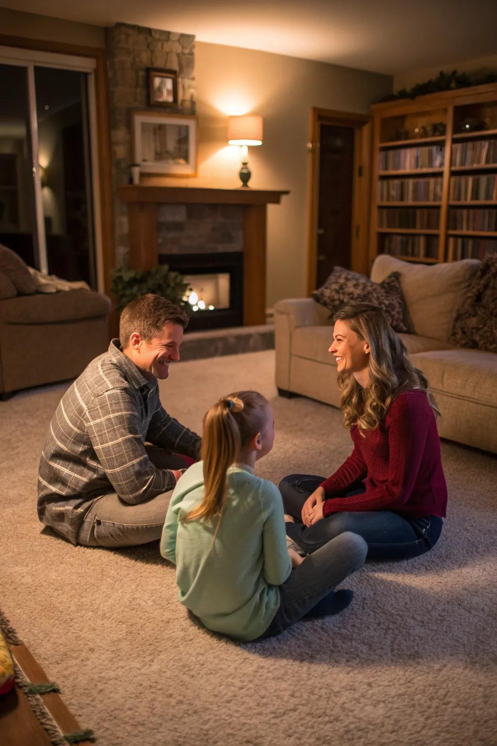 Ending the spa day with a heartfelt gratitude circle.