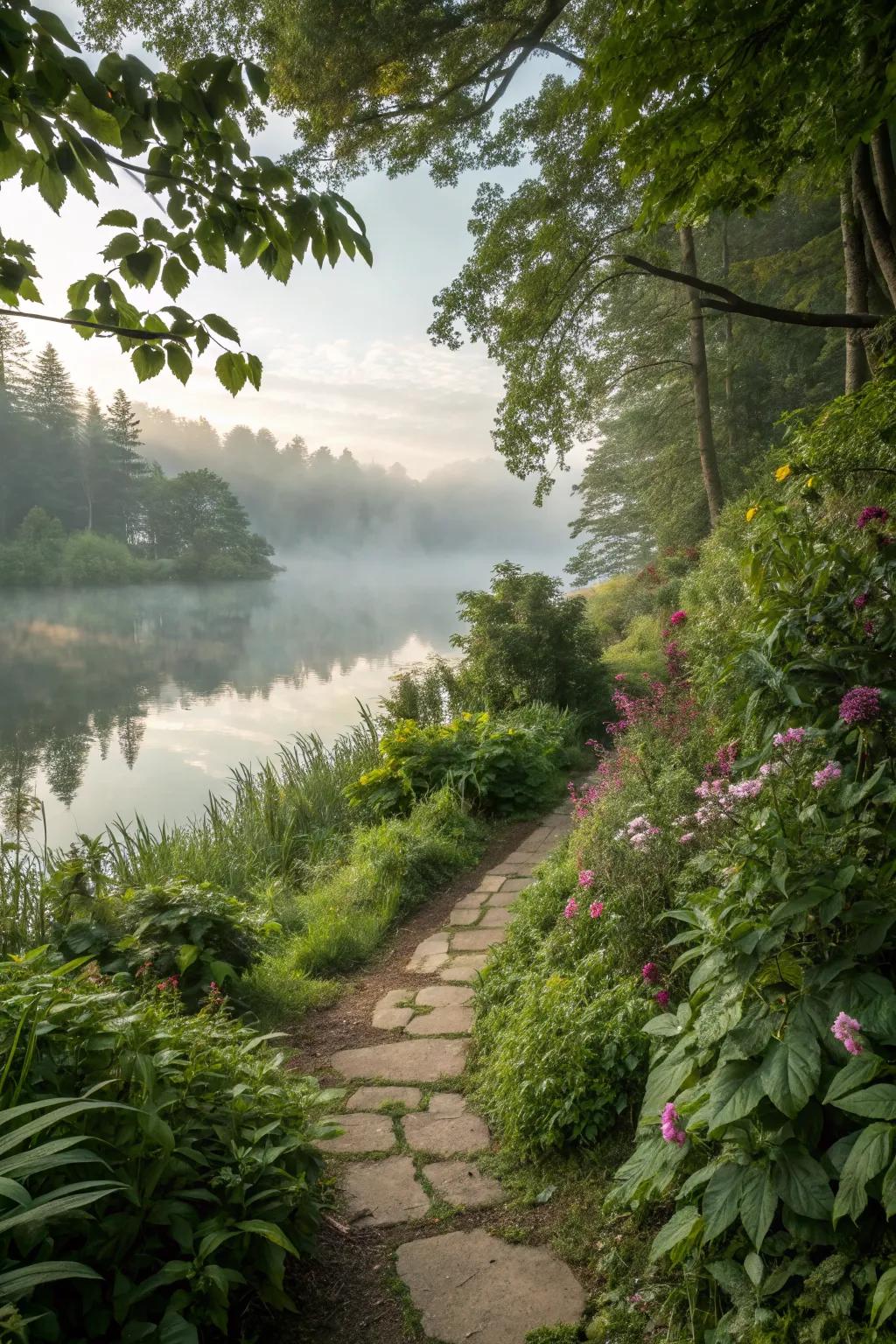 Secret paths add an element of discovery to your garden.
