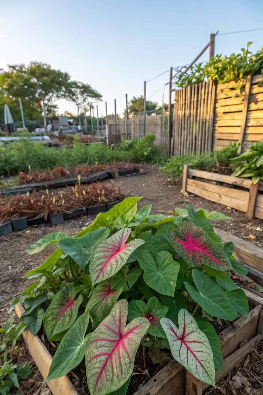 Opt for sustainability with eco-friendly caladium gardening.