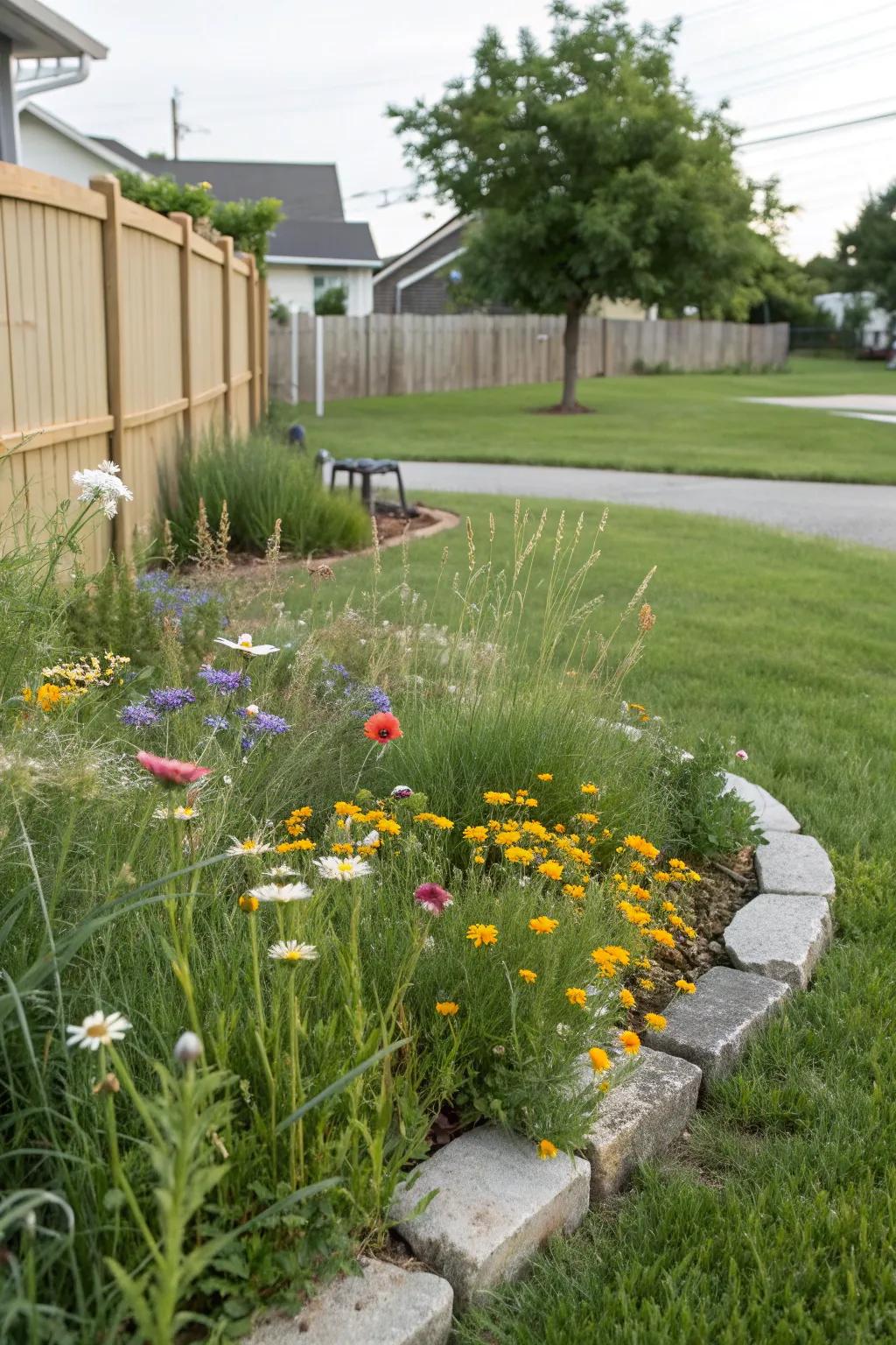 Mini meadows bring a touch of the wild to gardens.