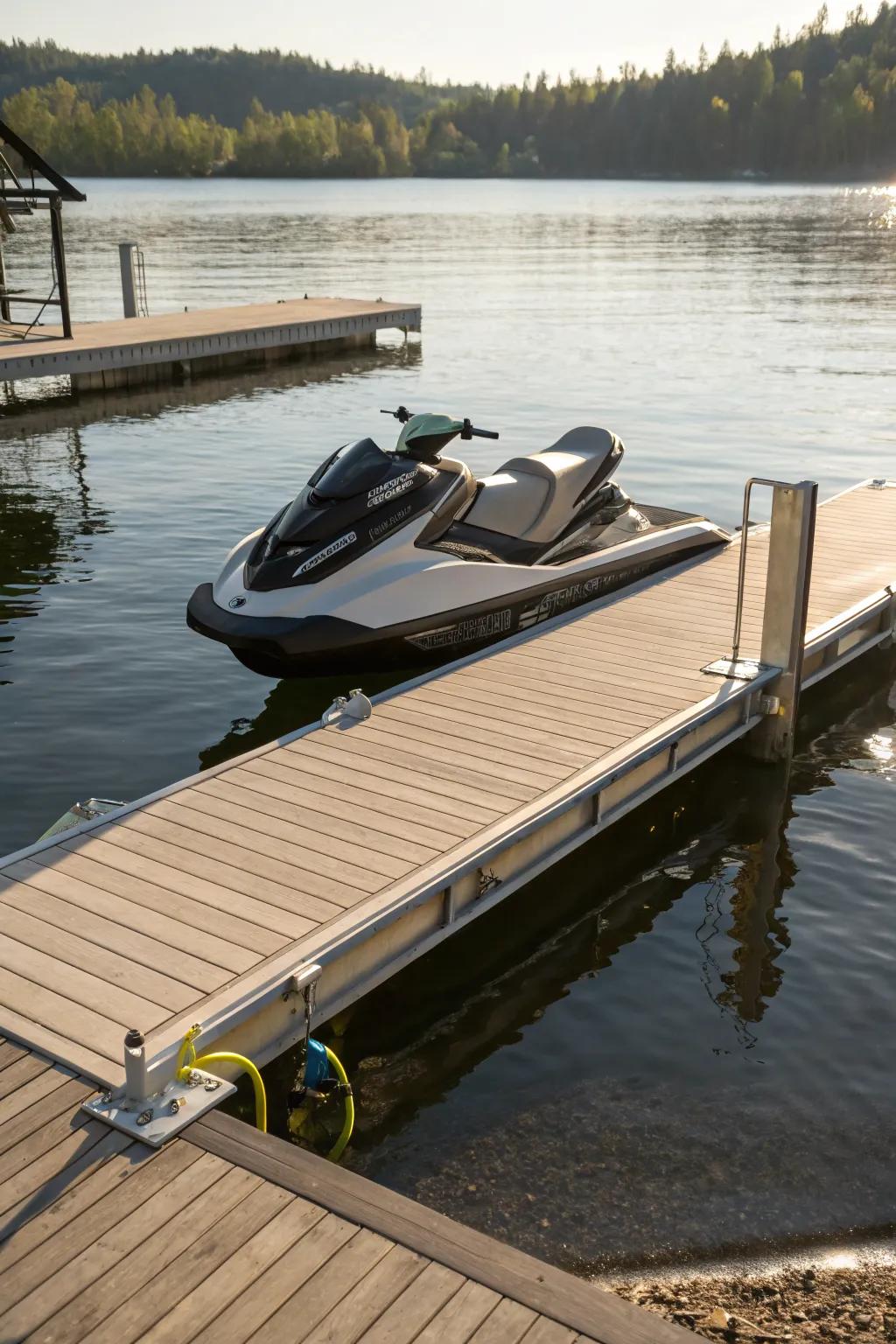 PWC ports provide quick and easy access for jet ski enthusiasts.