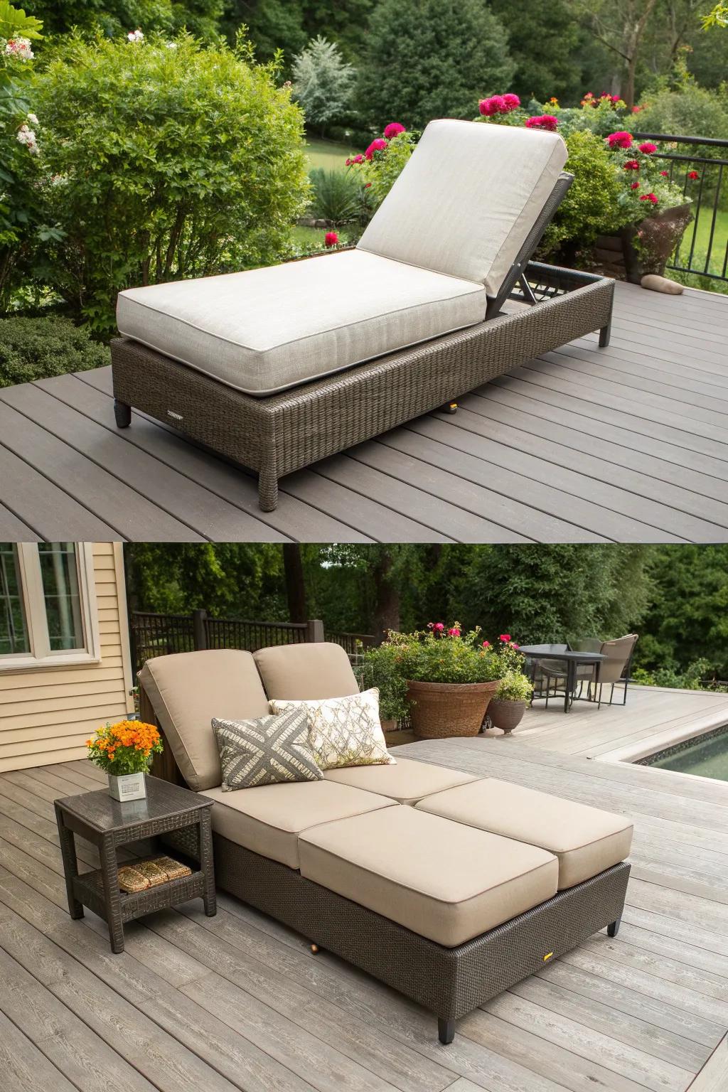 Convertible furniture adapts to your needs.
