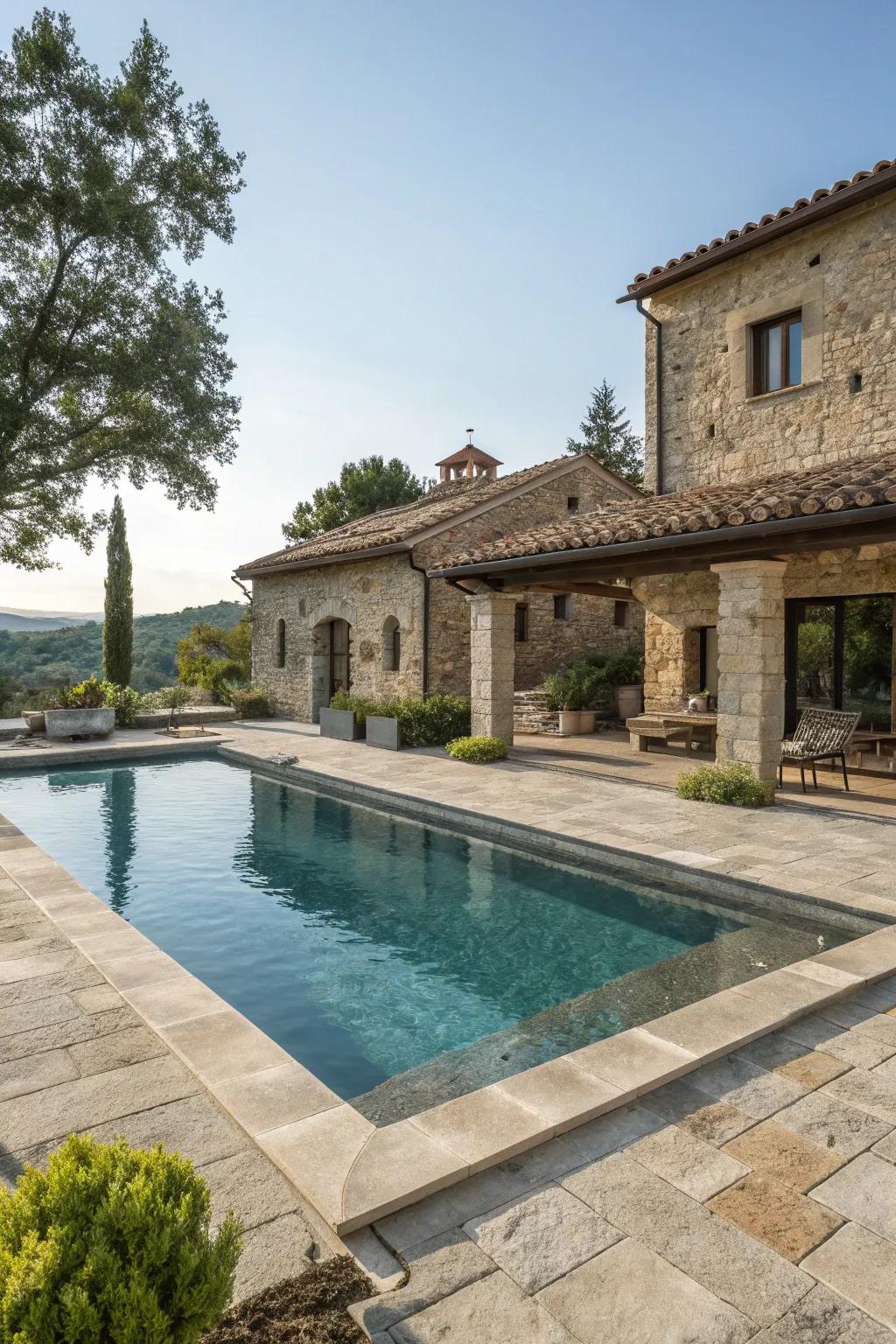 Rustic meets modern for a unique blend of styles.