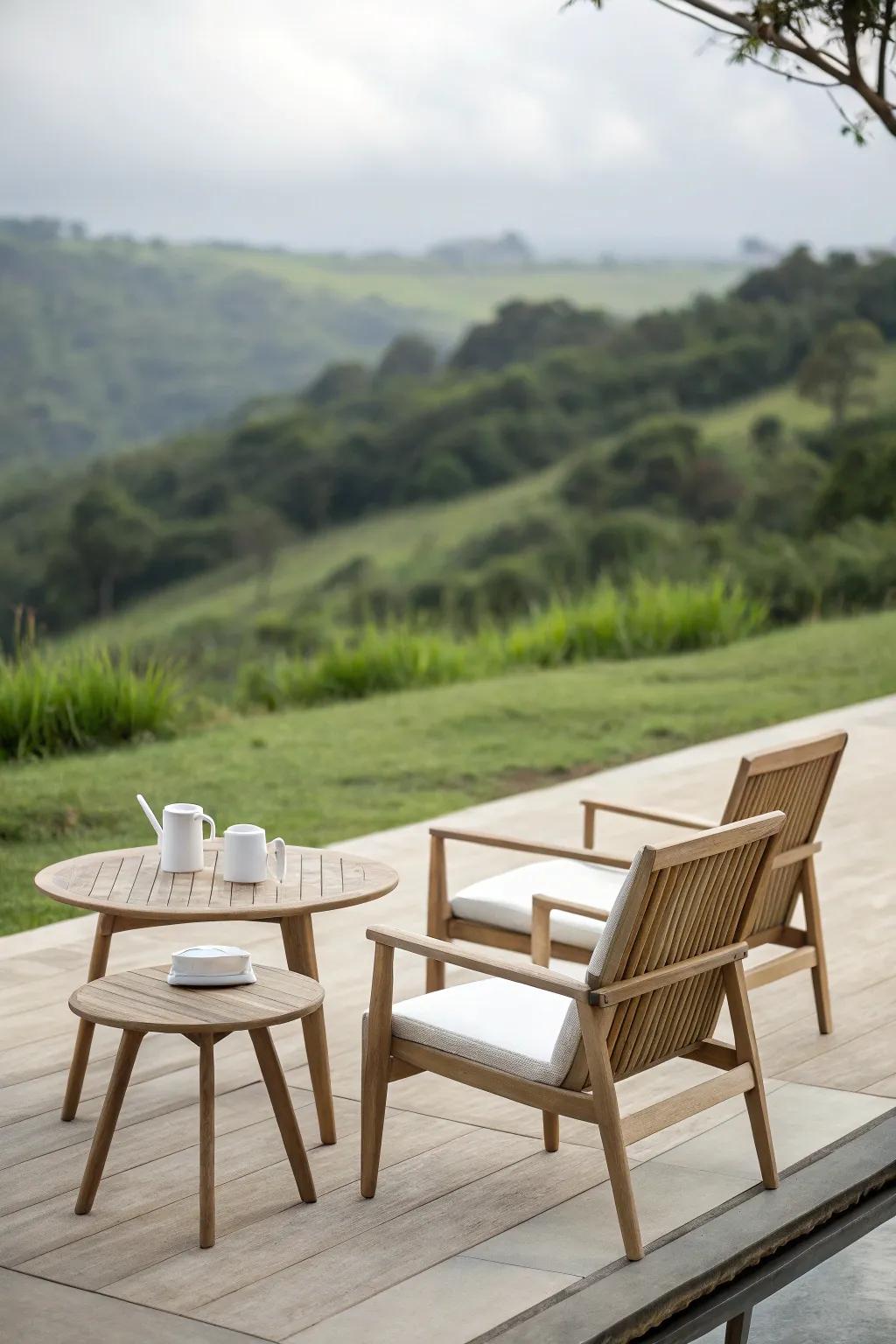 Minimalist patios offer serene and stylish simplicity.