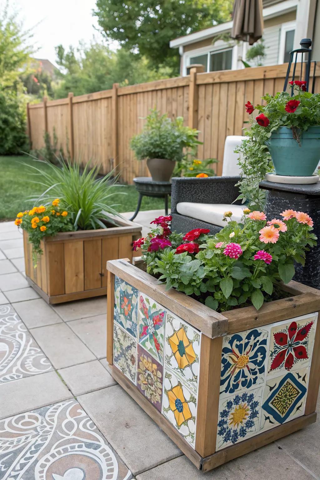 DIY projects personalize your patio.