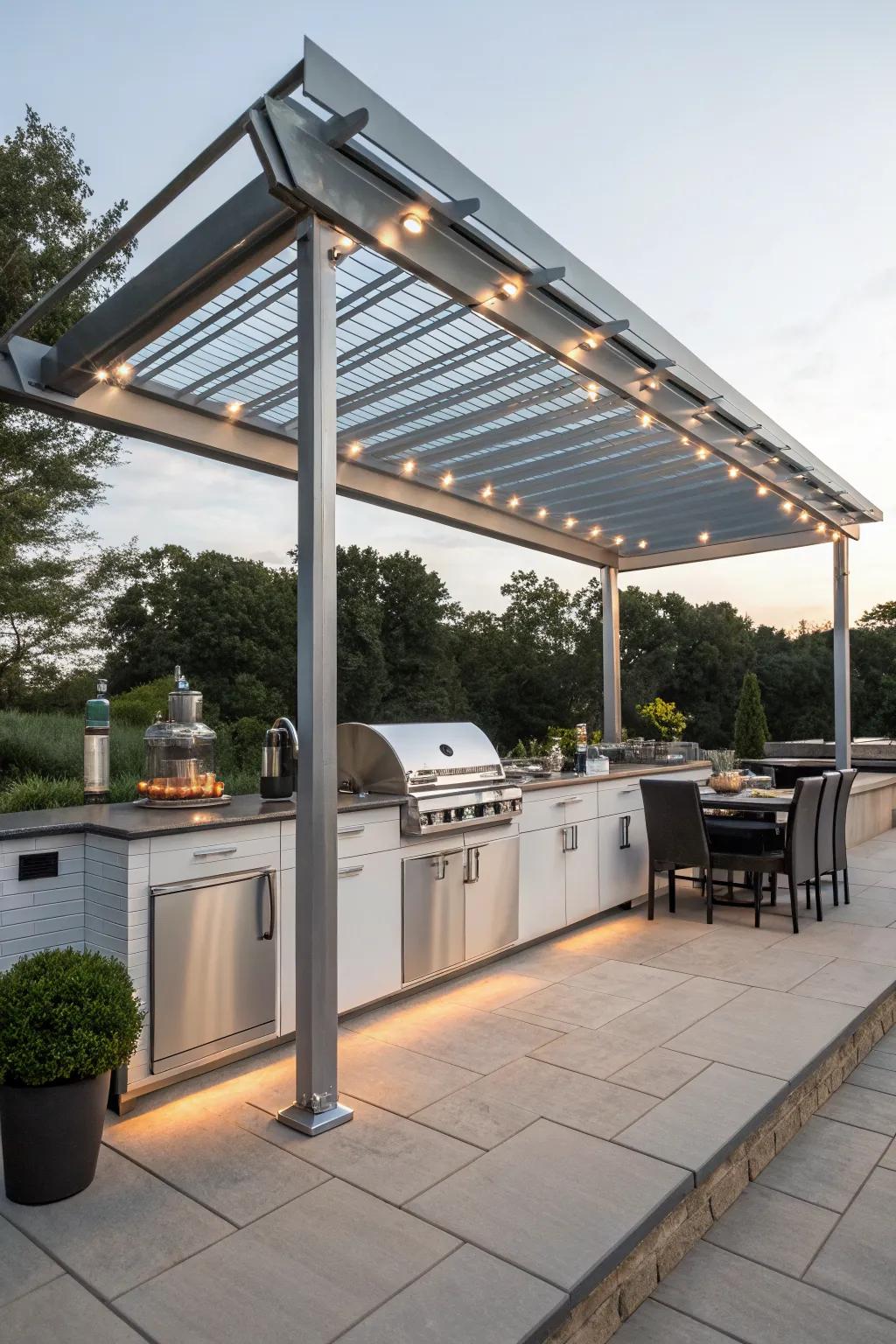 Durable and stylish with weather-resistant materials.