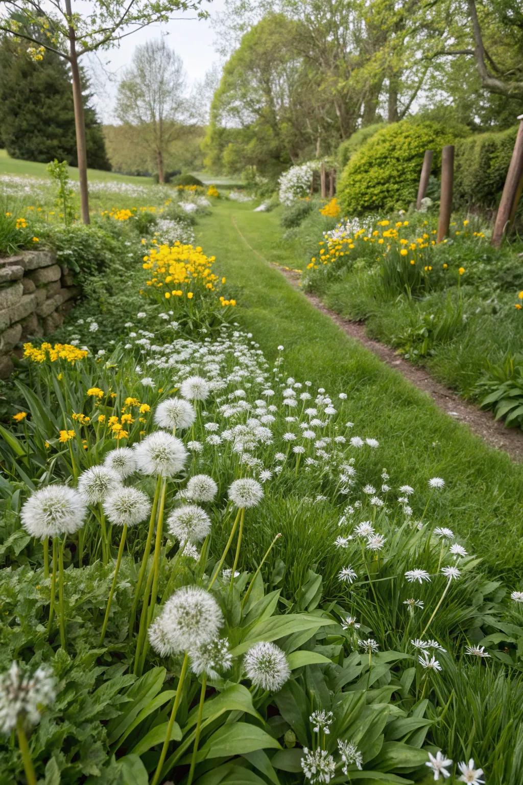 A garden enriched with native wild edibles that surprise and nourish.