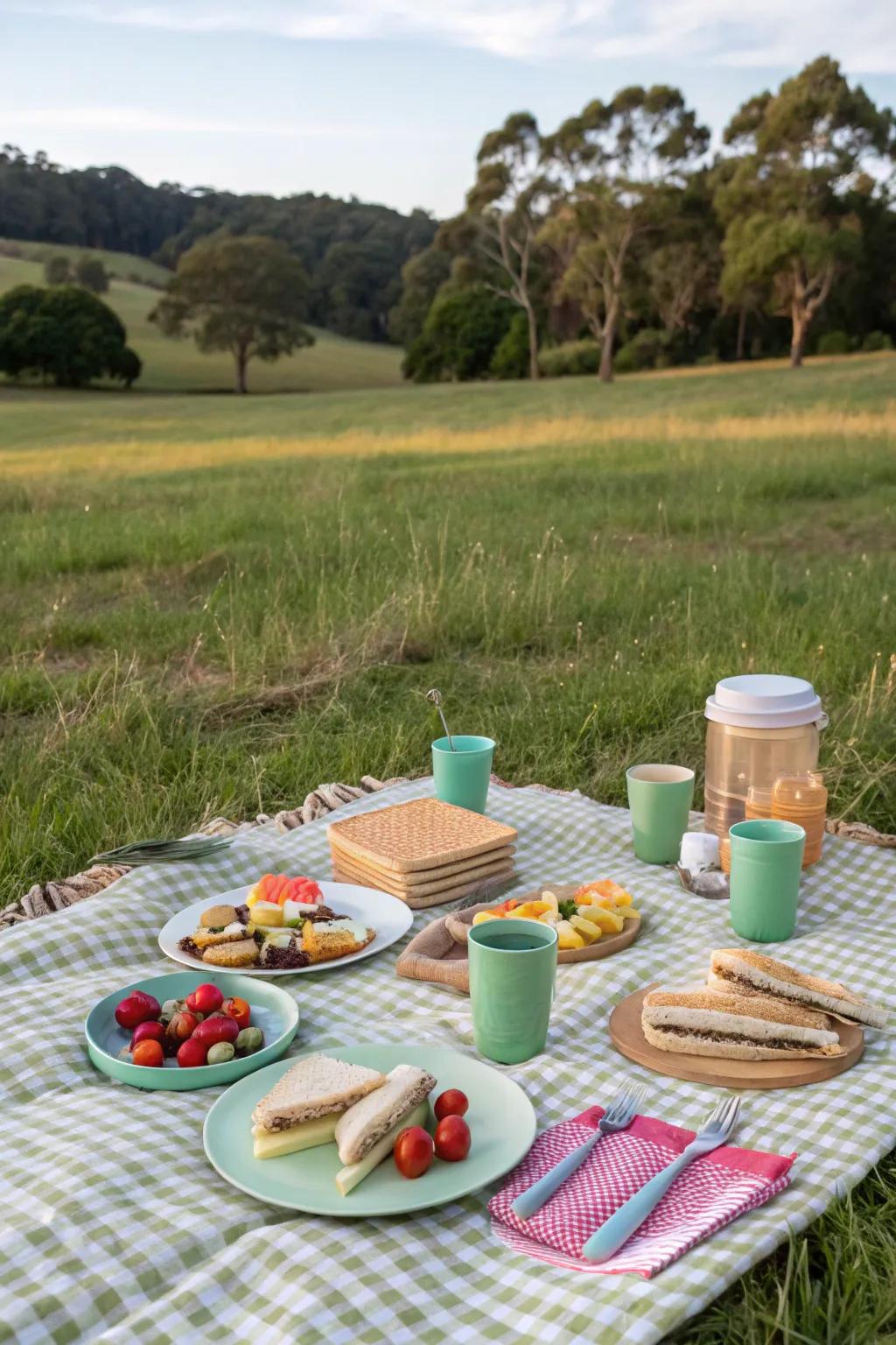 Sustainable practices ensure your picnic is kind to the planet.