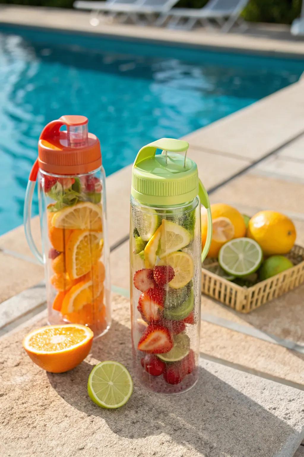 Enhance your drinks with vibrant and healthy fruit infusers.