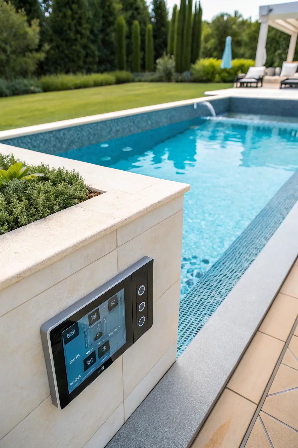 Simplify maintenance with modern smart pool technology.