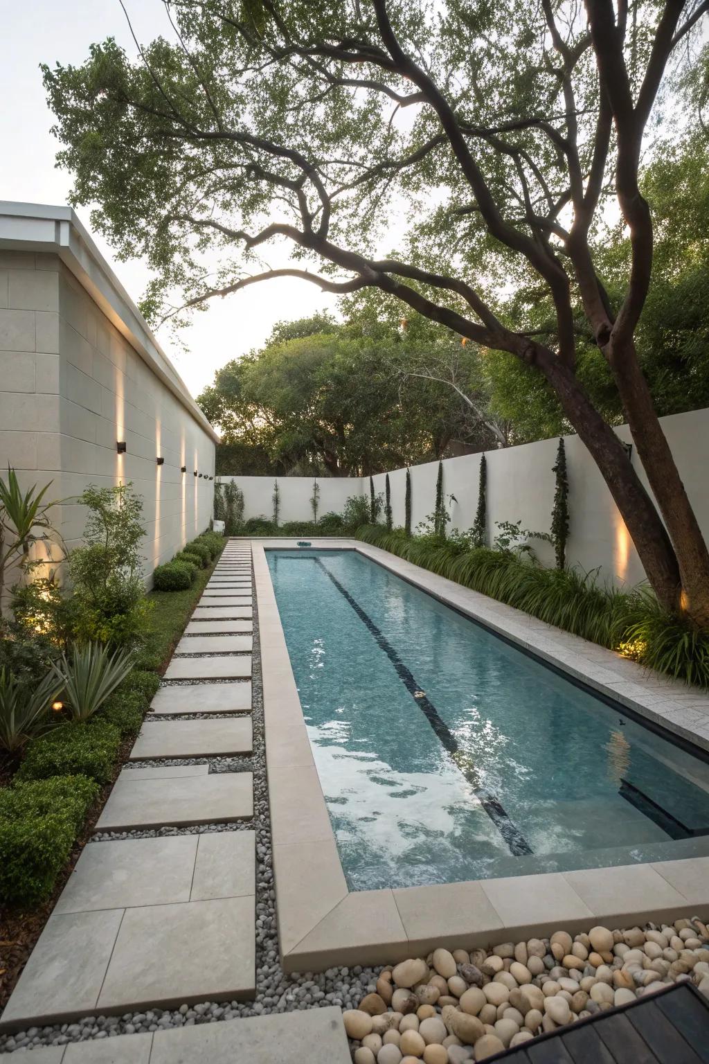 Stay fit with a dedicated lap pool.