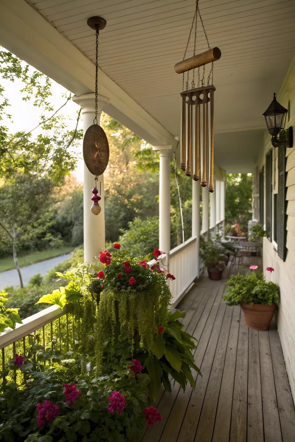 Bring sound and style with a DIY wind chime.
