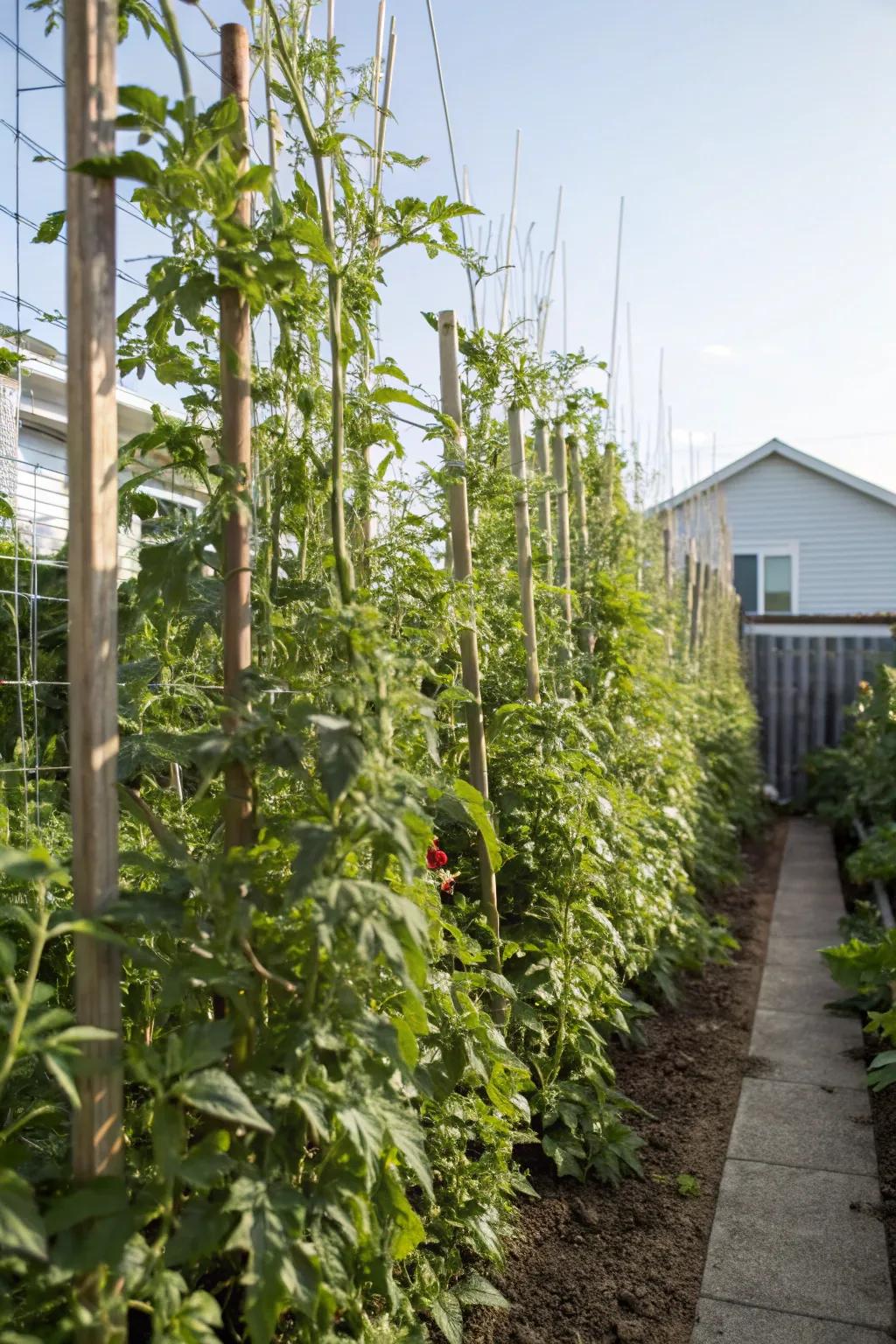 Edible plants offer privacy and delicious rewards.