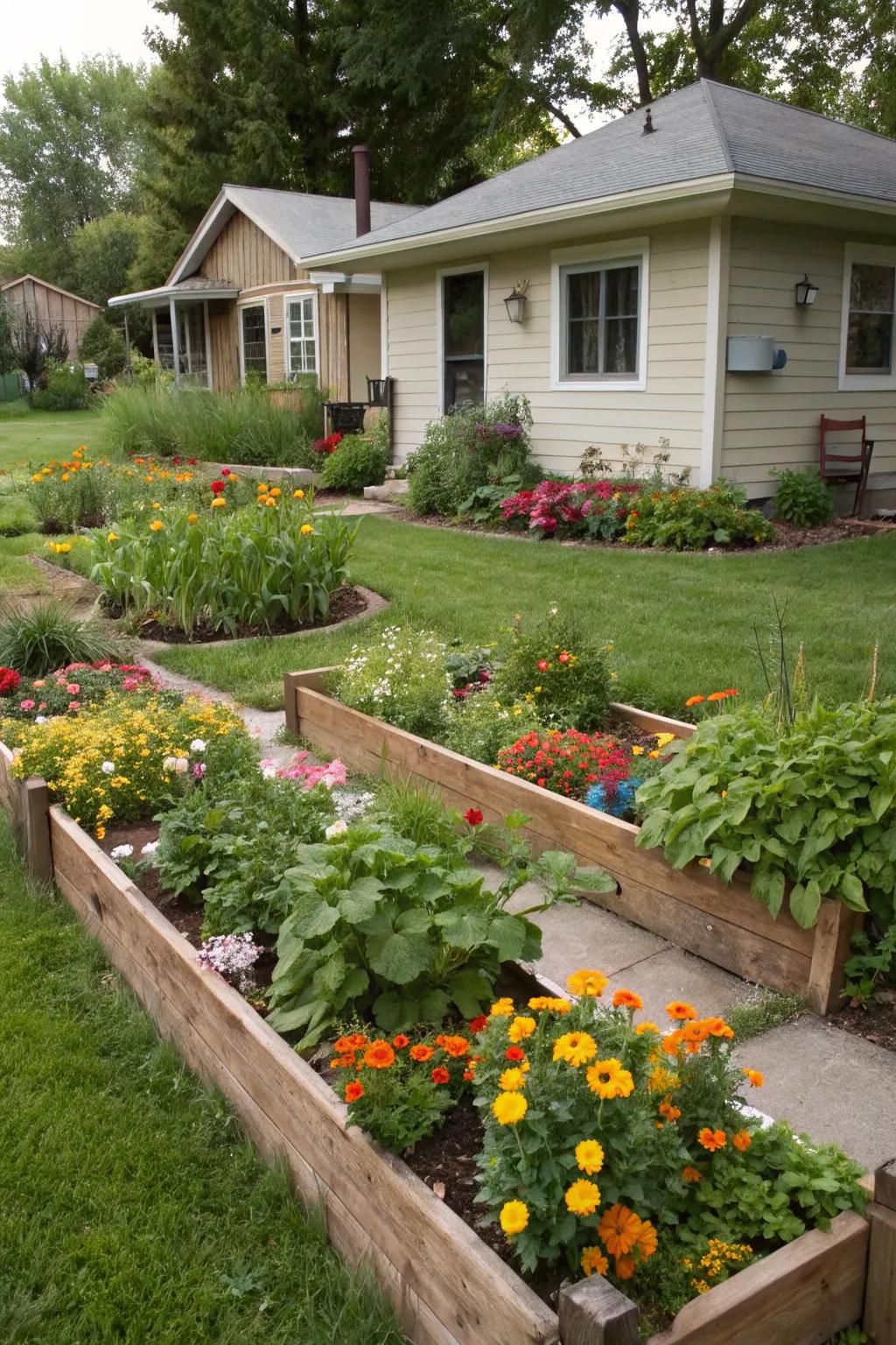 Edible plants add beauty and flavor to your garden.