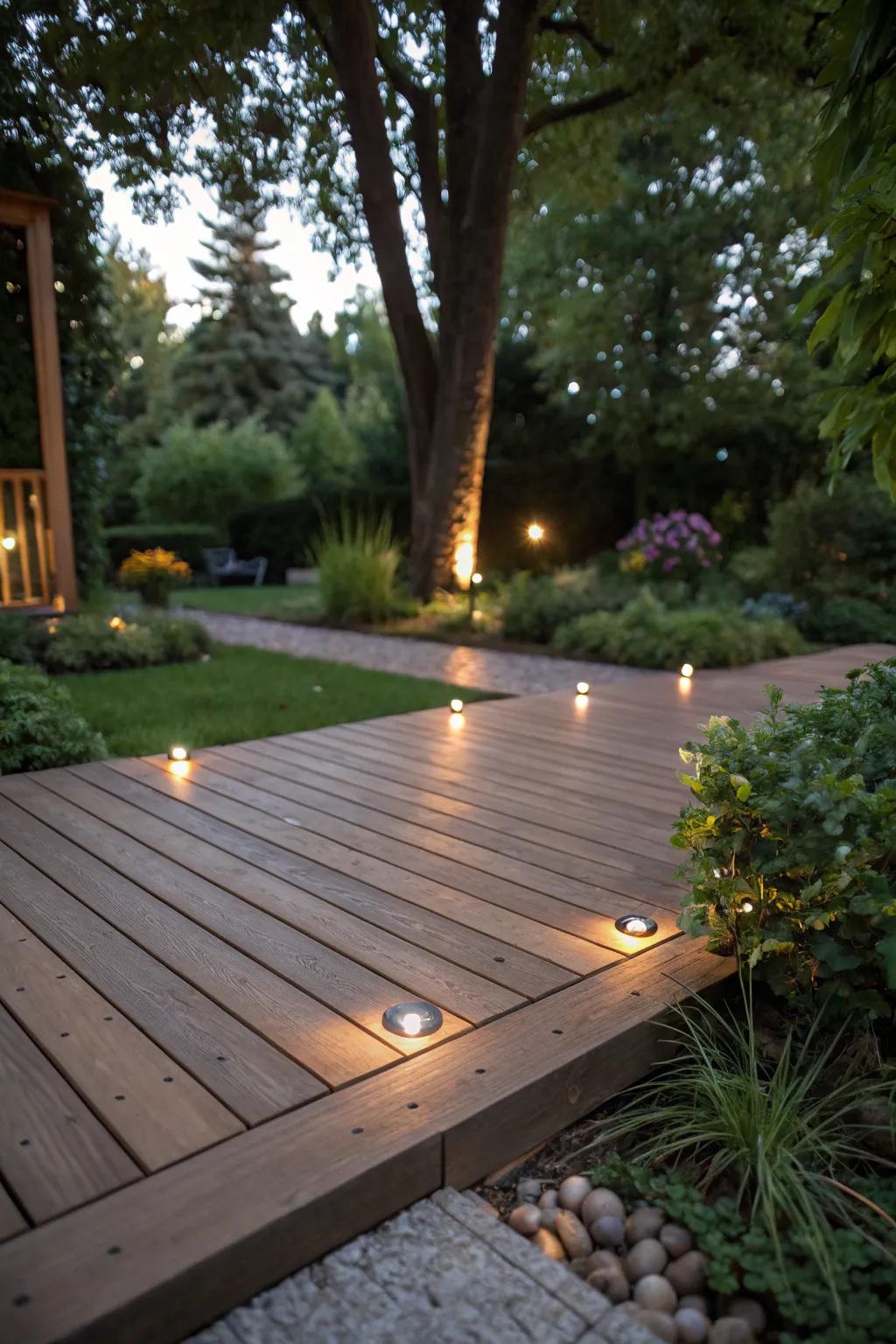 Achieve a minimalist aesthetic with mini recessed lights.