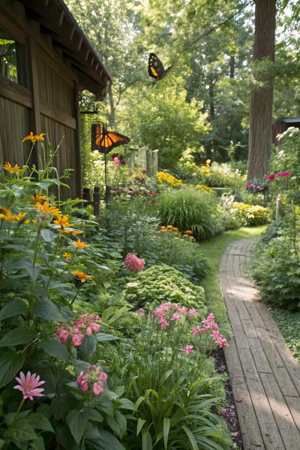 Wildlife-friendly plants create a biodiverse ecosystem in your garden.