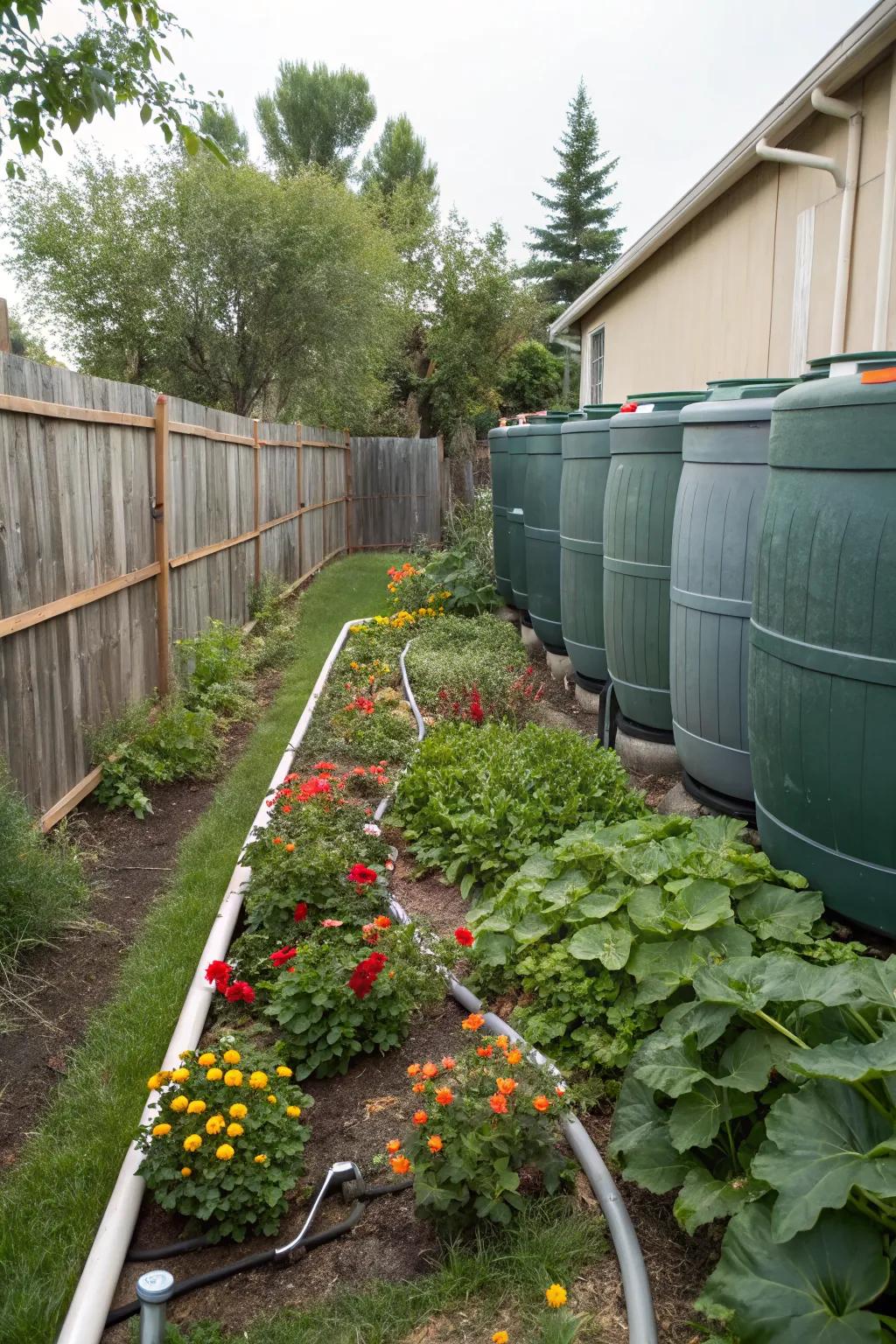 Keep your garden green with rainwater harvesting.